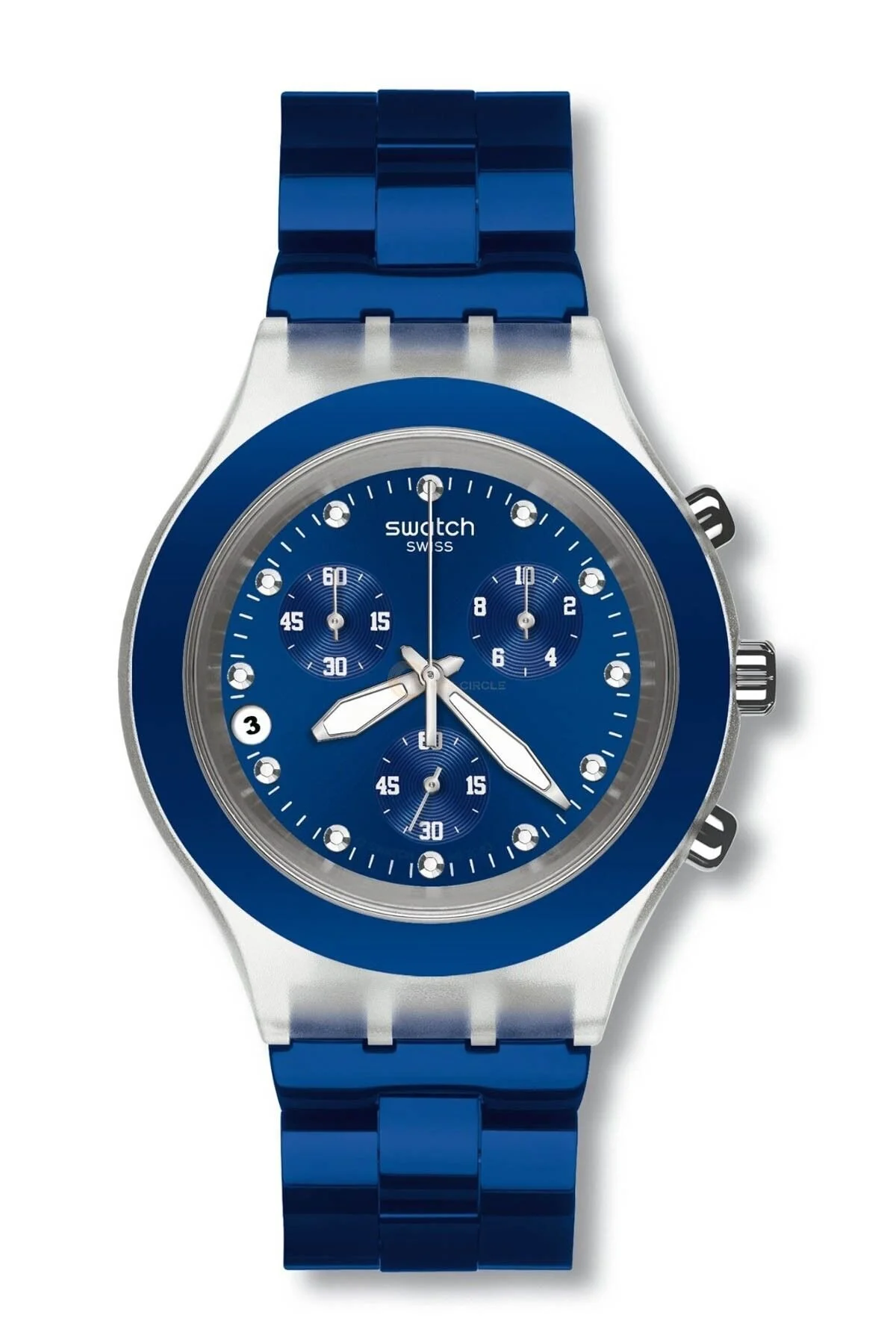 ساعت آبی مردانه و زنانه مچی svck4055ag اورجینال Swatch