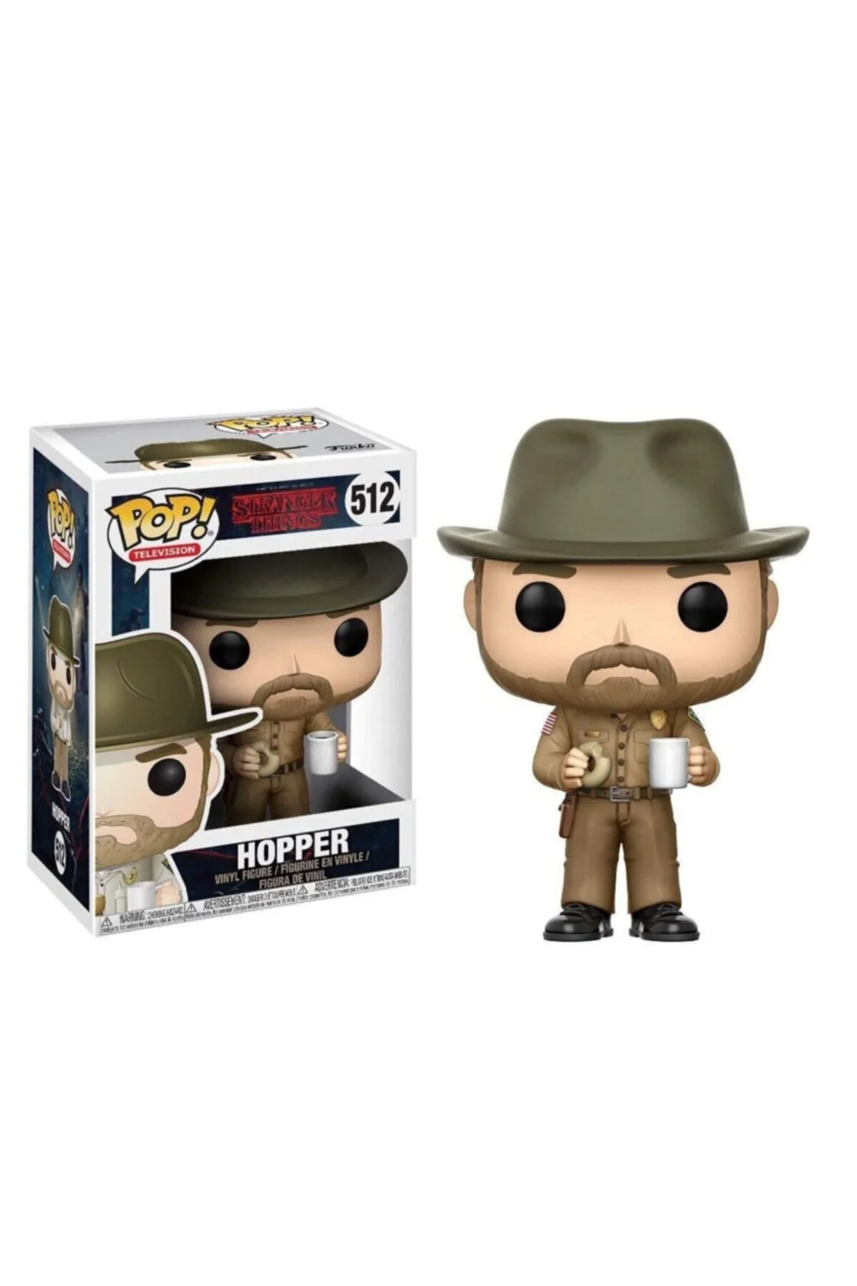 فیگور Funko POP Stranger Things Hopper با دونات AC05214 Genel Markalar