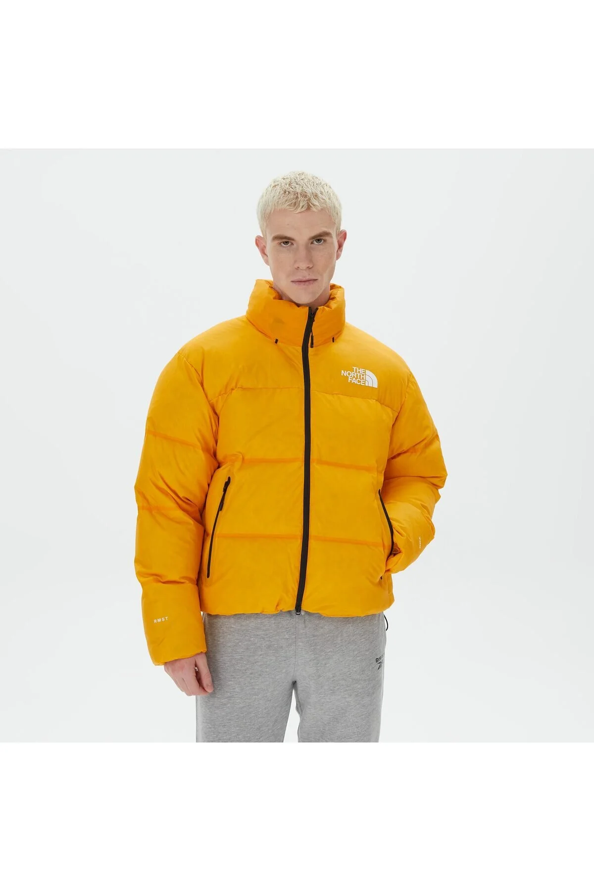 کاپشن پالتو زرد مردانه RMST NUPTSE نورث فیس The North Face