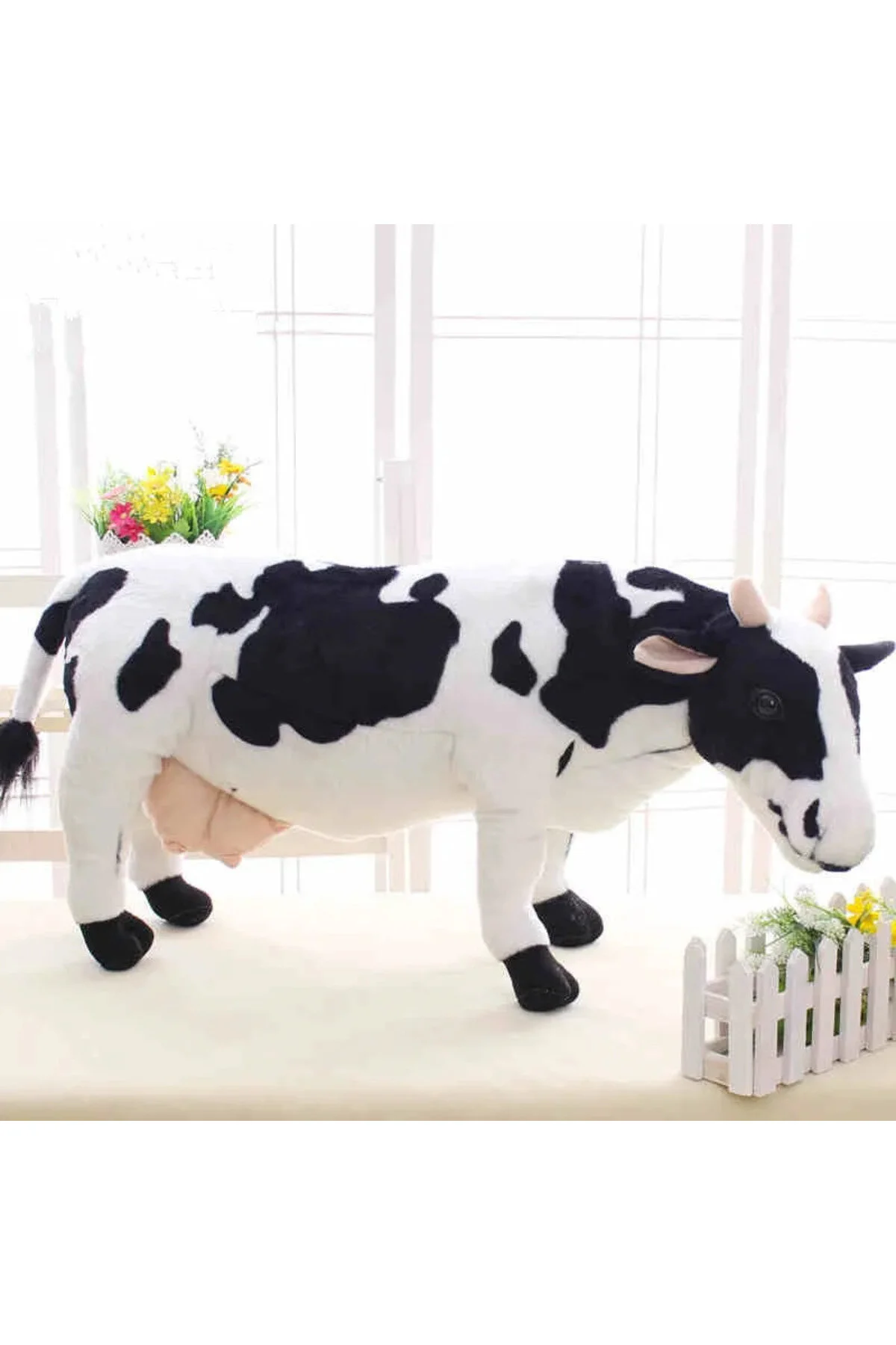 اسباب بازی های پشمی 70 سانتی متر PLUSH COW SR984 SUDESA OYUNCAK