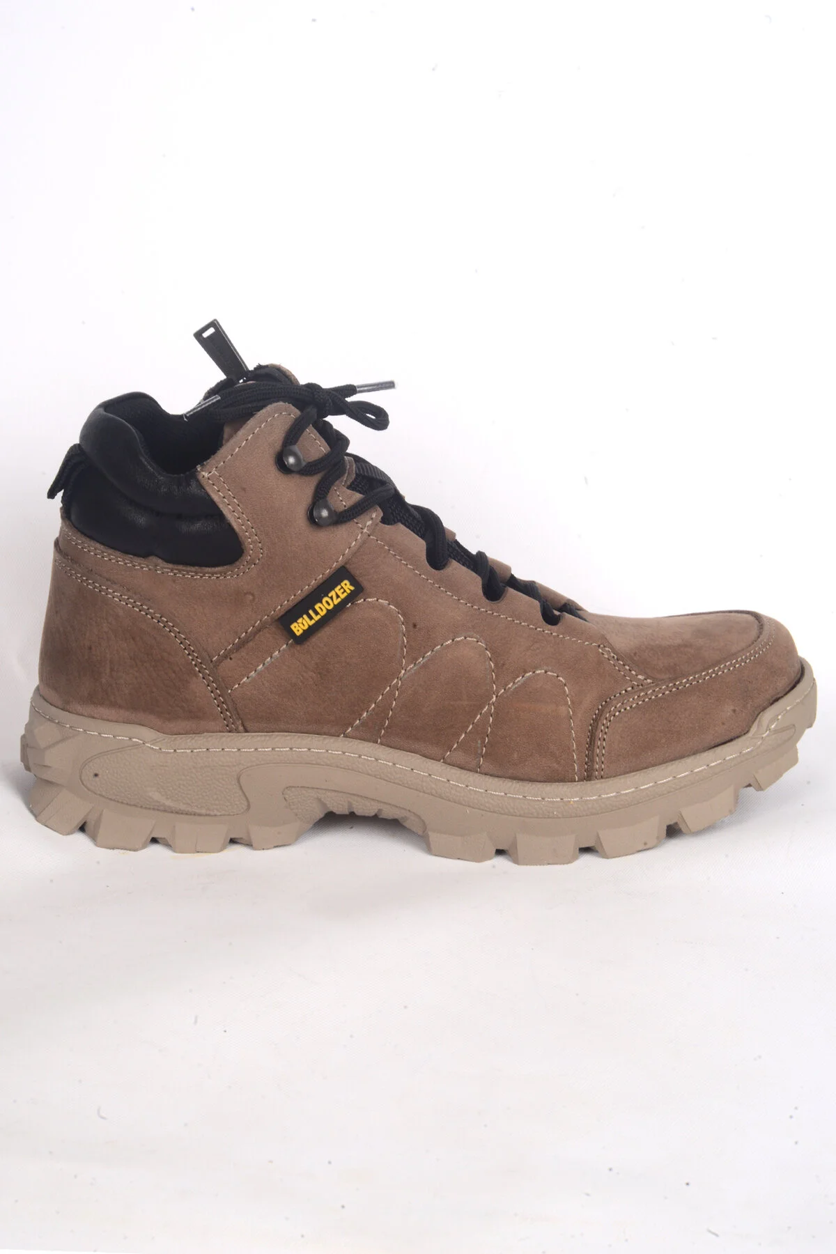 چکمه و بوت مردانه جانبی ZIPPERED ORTEPEDIC BASE HALF TURTLED MINK NUBUK BOT WINTER Bulldozer