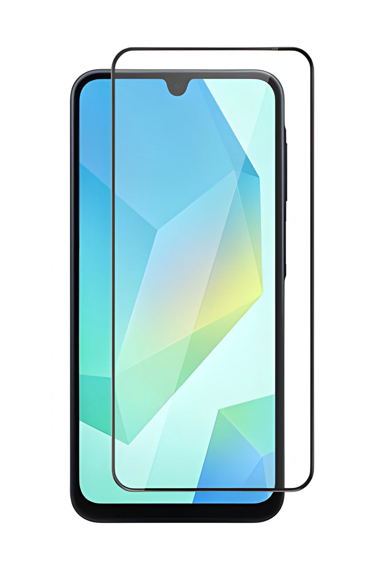 محافظ صفحه نمایش تمام شیشه نشکن GALAXY A06 150CC آنتی استاتیک BIG EDGE 9H واقعی فیبکس Fibaks