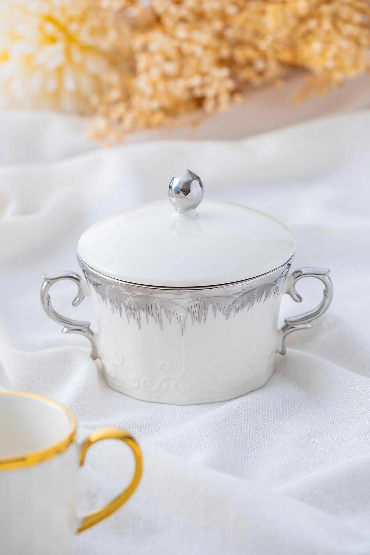 کاسه 5205 SAFIRA PORCELAIN CAST SILVER ACAR