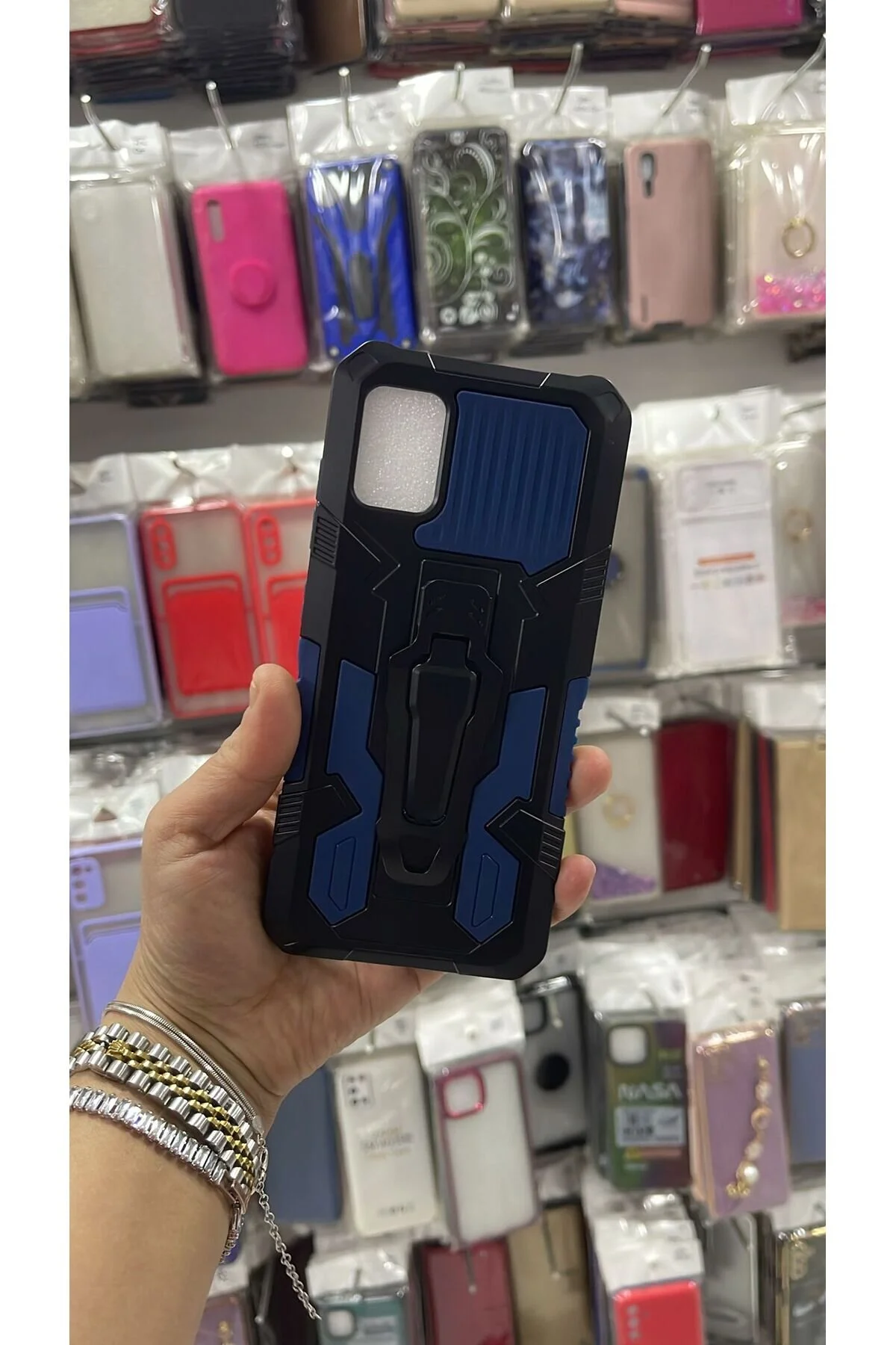 کاور و قاب پایه ورزشی زرهی سازگار با GALAXY A71 TECNOTREND
