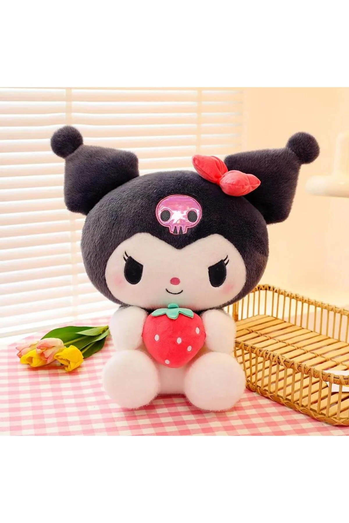 اسباب بازی های پشمی KAWAII SANRIO SAKURA MY MELODY KUROMI PLUSH TOY 25 سانتی متری Zigver