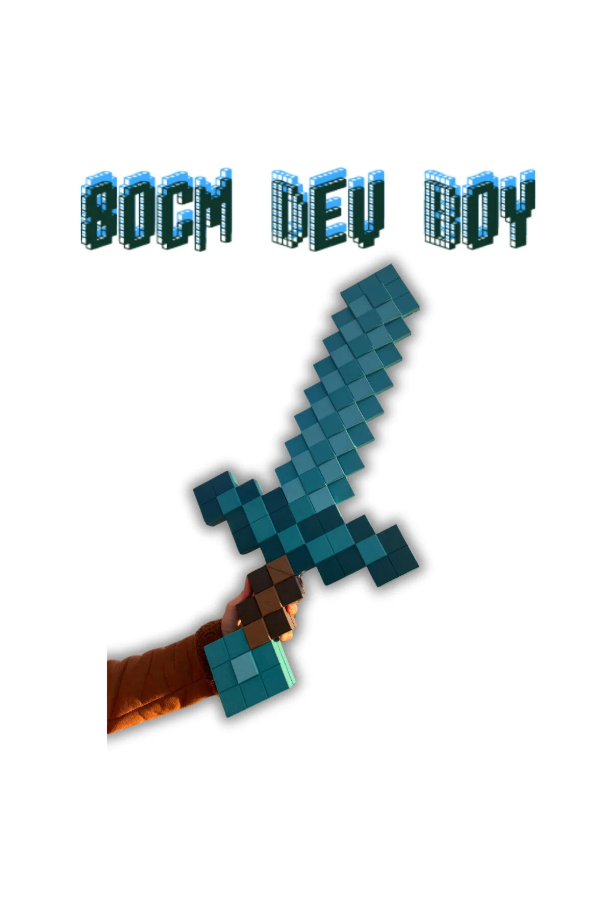 فیگور ویژه دوستداران MINECRAFT: شمشیر الماس بزرگ 80 سانتی متری 3DRoboMODA