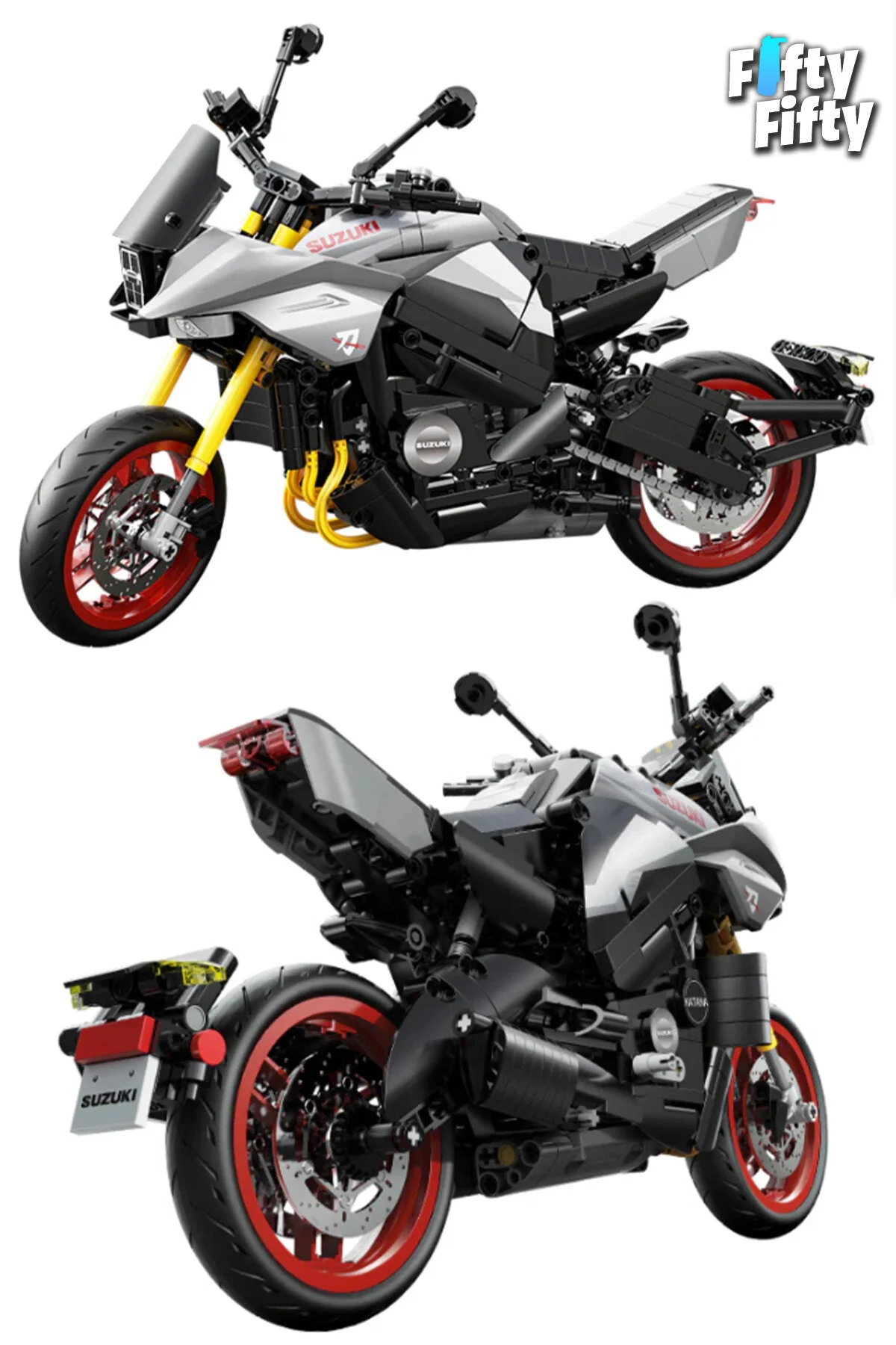 لگو و اسباب بازی های ساخت محور مجموعه ساز CADA SUZUKI KATANA 2022 MOTORCYCLE C59021W 1104 PIECES از ترکیه Vagonlife