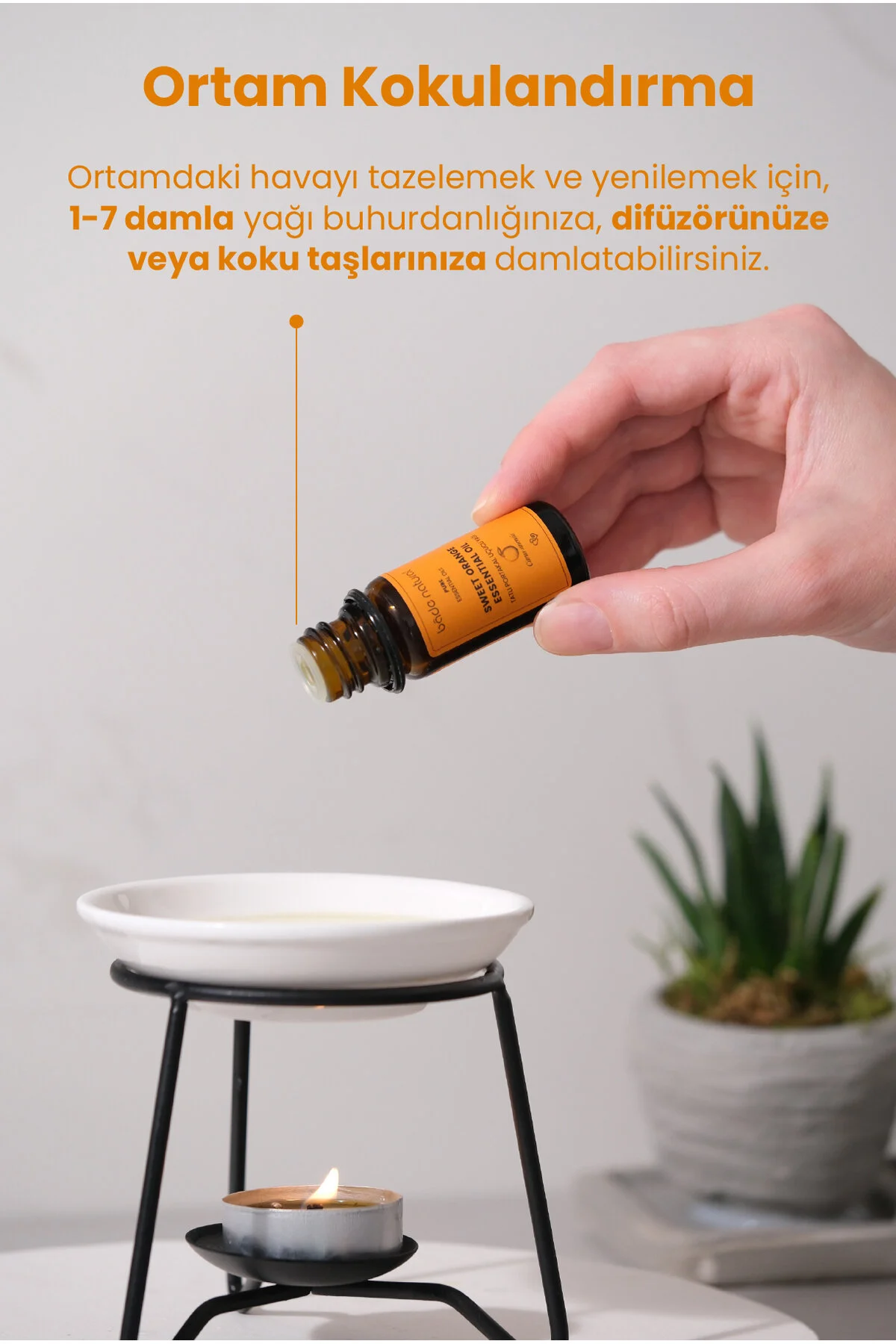 روغن مراقبتی پرتقال طبیعی 100% خالص 10 میلی لیتر بادا ناتورال Bade Natural