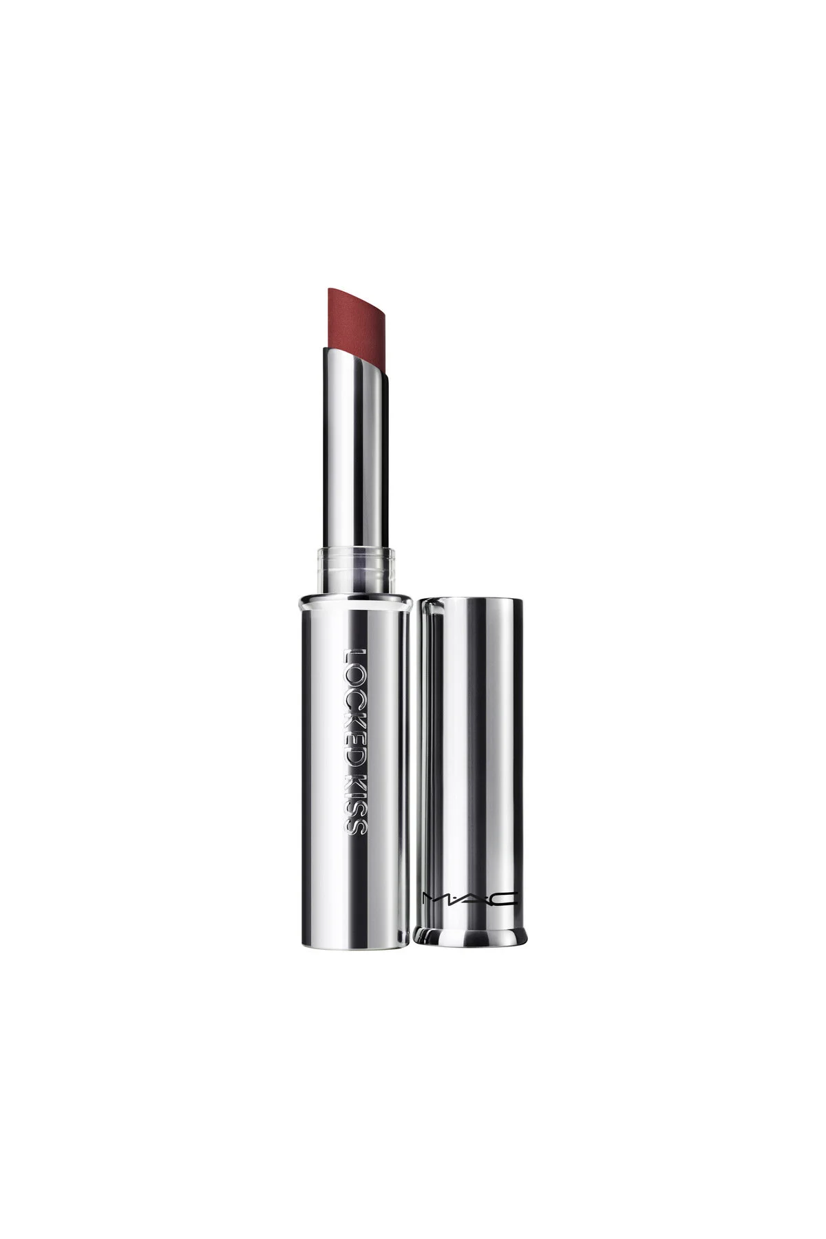Mac رژ لب مدل Locked Kiss با ماندگاری 24 ساعته رنگ قرمز تیره