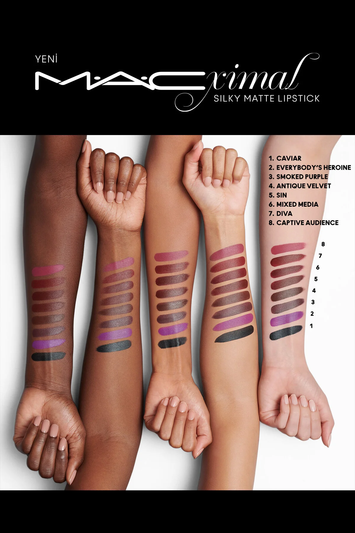 رژ لب جامد مات دیوا DIVA حجم 3 میل مک MAC