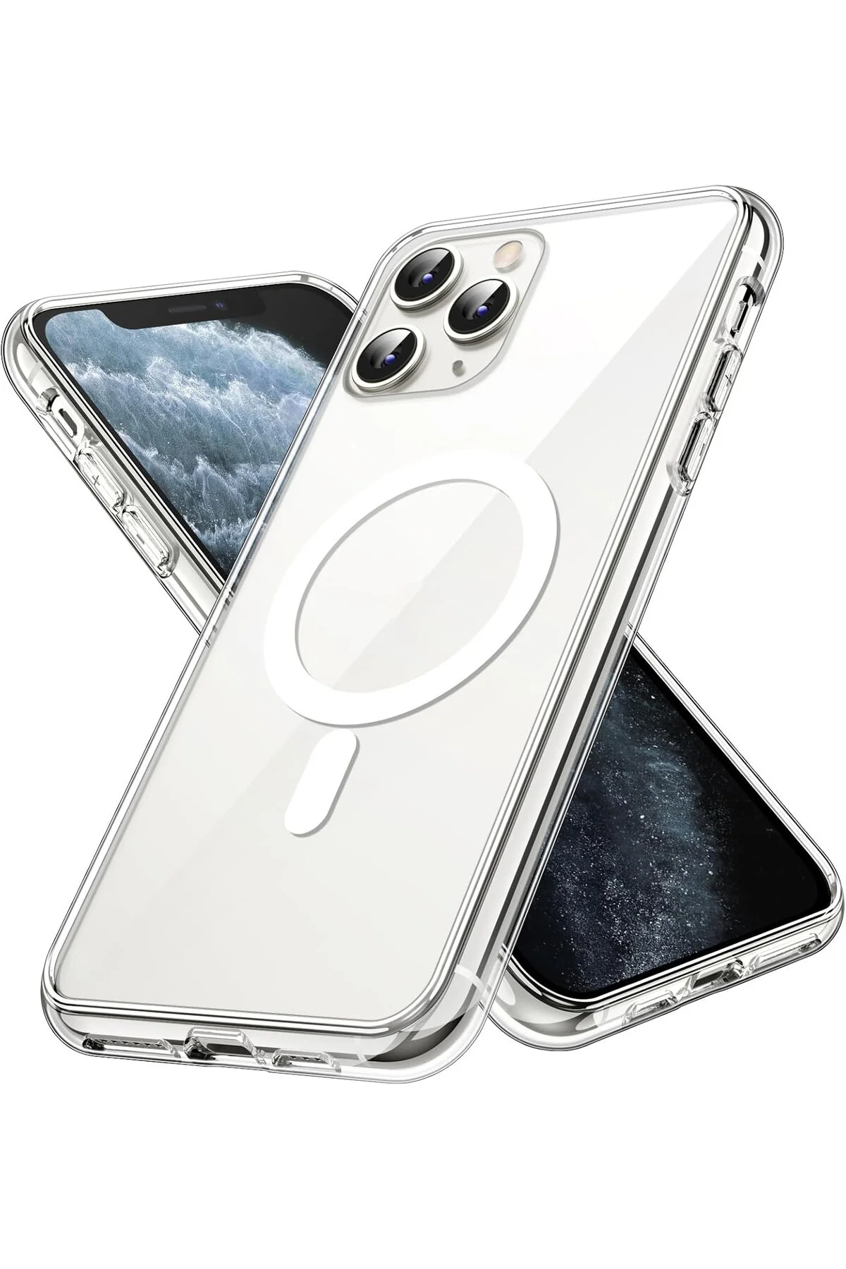 کاور و قاب شفاف با REAL MAGSAFE سازگار برای IPHONE 11 PRO Powerfox