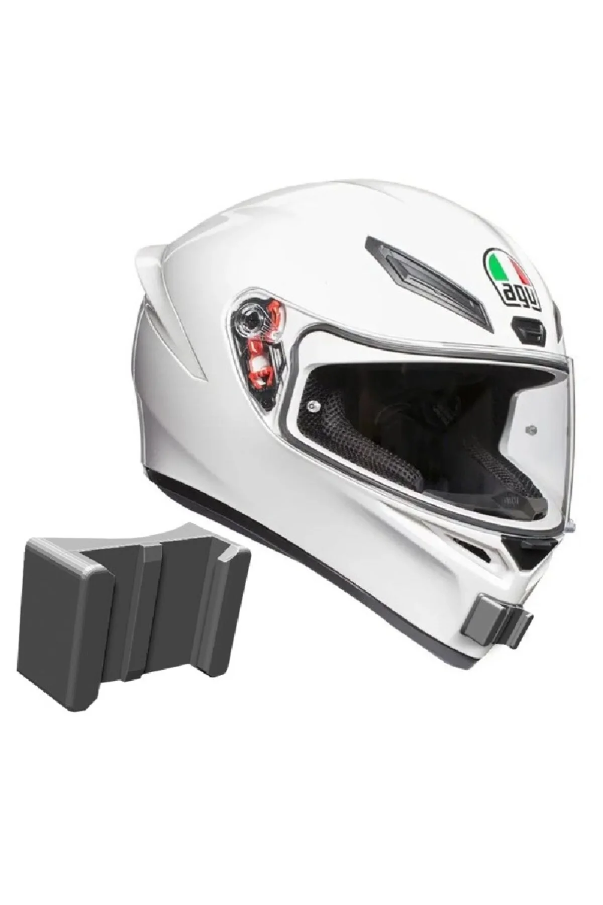 محصولات ضروری موتورسیکلت کلاه کاسکت دستگاه اتصال فک پایین Agv K1 و K1S Go Pro Motorcycle ای جی وی HogluCraft HOGLU CRAFT