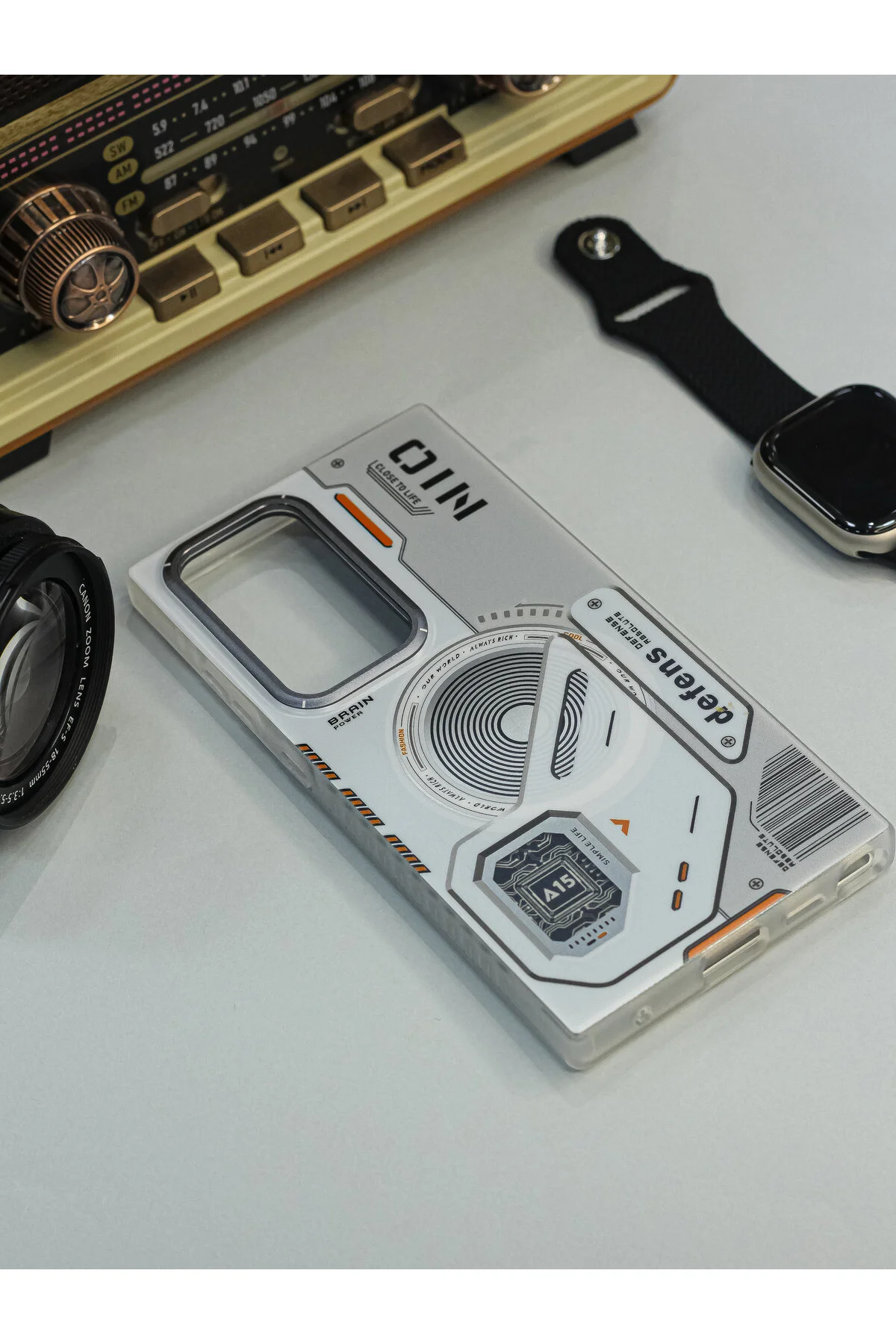 کاور و قاب SAMSUNG GALAXY S24 ULTRA CASE MAGSAFE سیلیکونی طرح دار Beylem