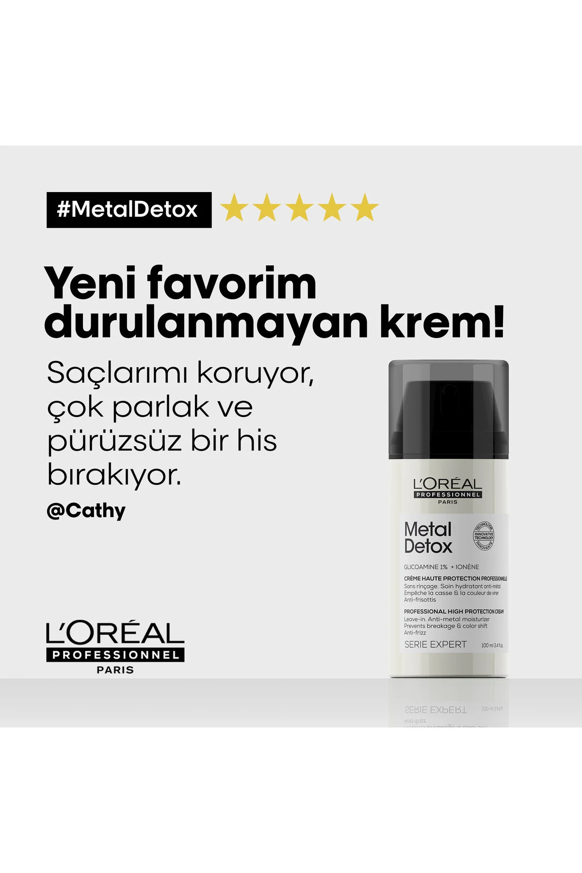 نرم کننده مو مردانه و زنانه کرم محافظت شده با فلز سم زدایی 100 میل L'OREAL PROFESSIONAL RED L'oreal Professionnel