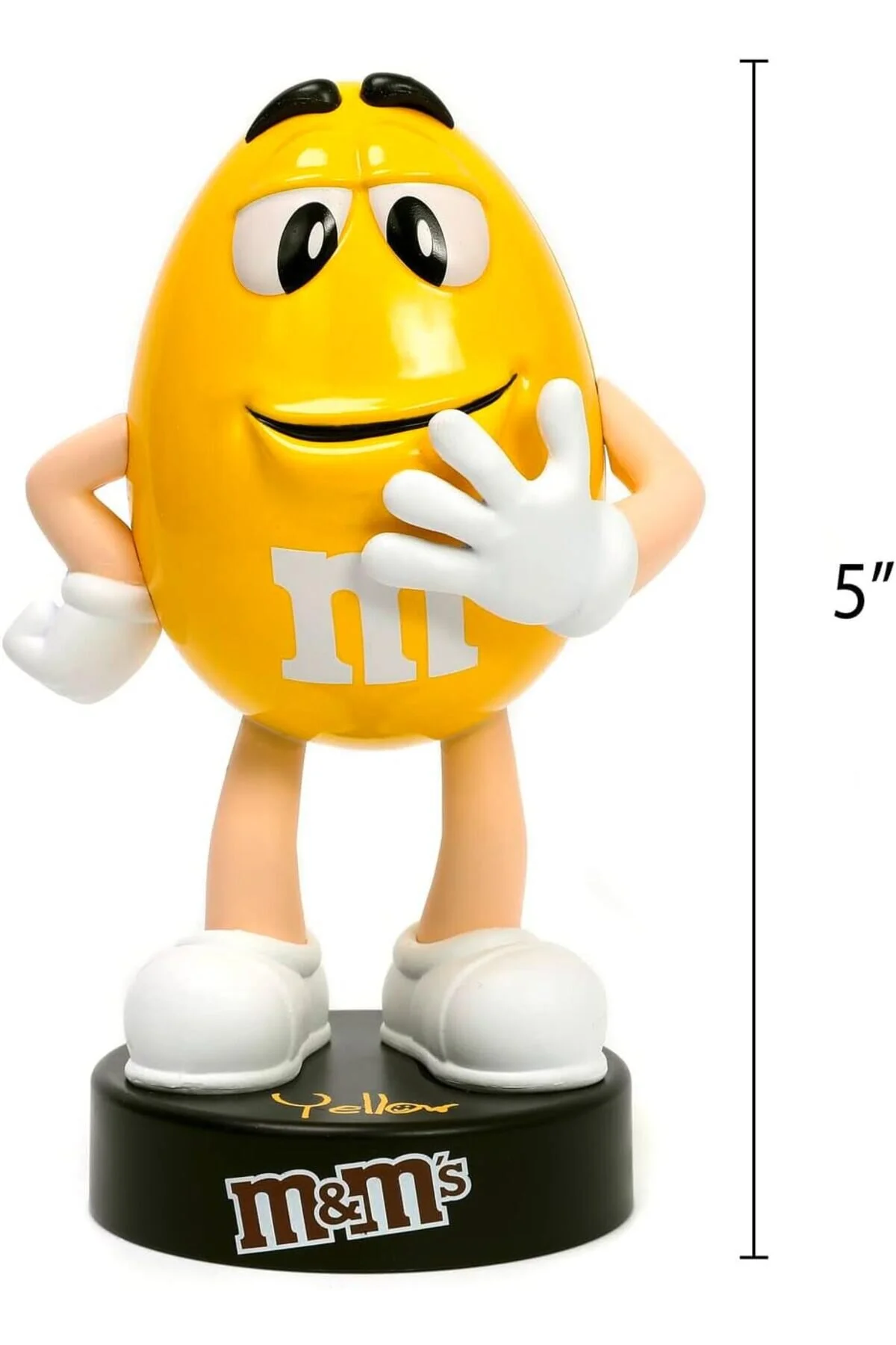 فیگور شکل زرد TOYS M & MS 10 سانتی متر فلزی مجموعه M&M رنگ Jada
