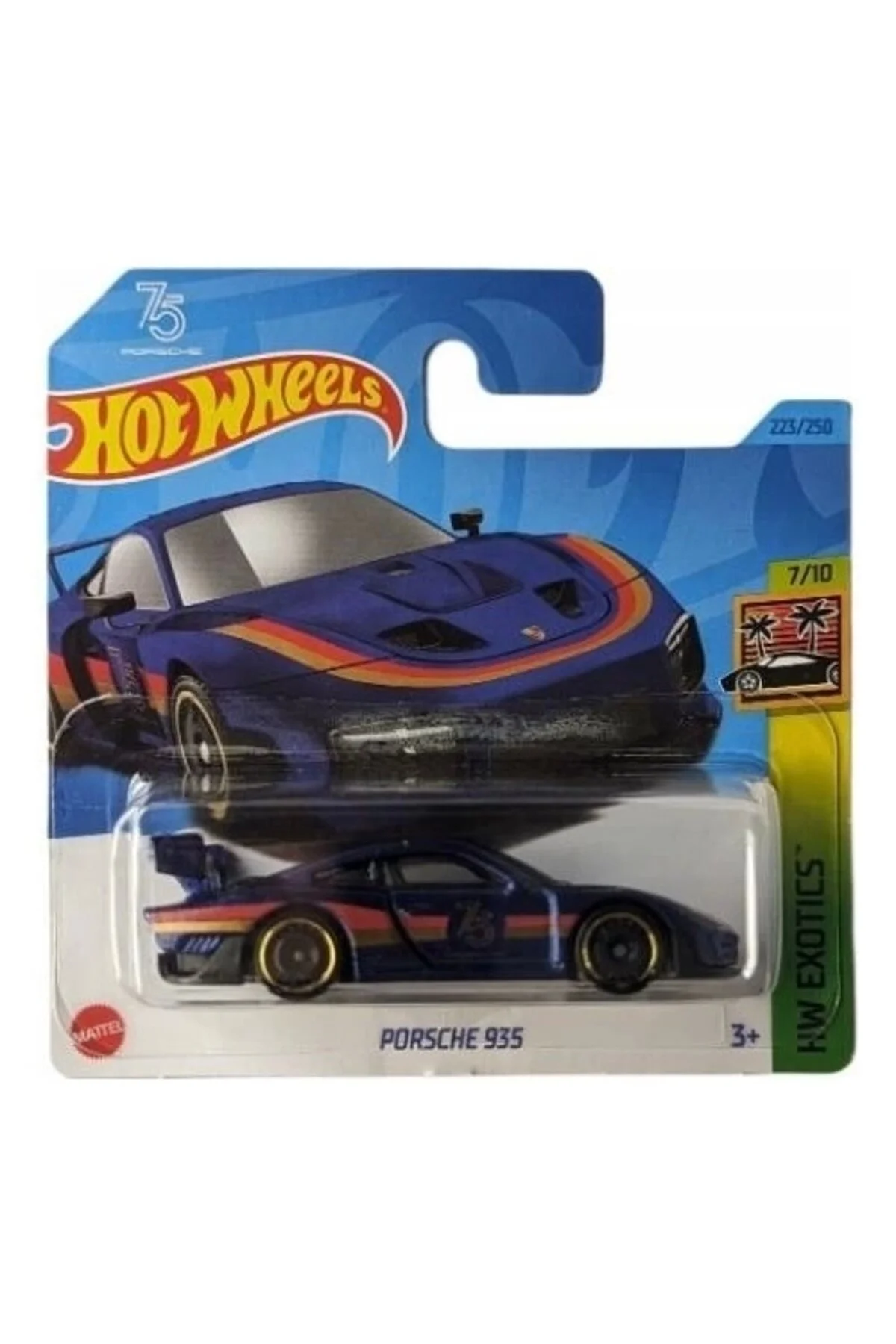 ماشین اسباب بازی اتومبیل های تک پورشه 935 HKH96 هات ویلز اورجینال HOT WHEELS