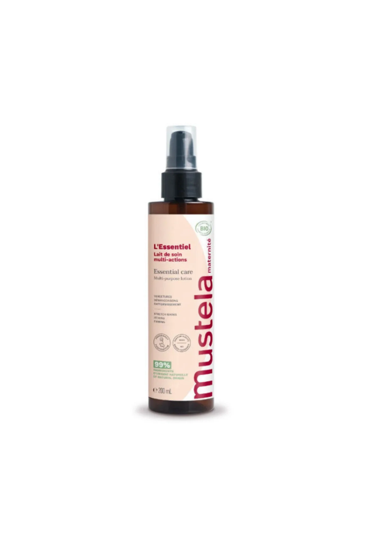 کرم ترک پوستی لوسیون مراقبت اولیه چند منظوره ماترنیت 200 میل اورجینال Mustela