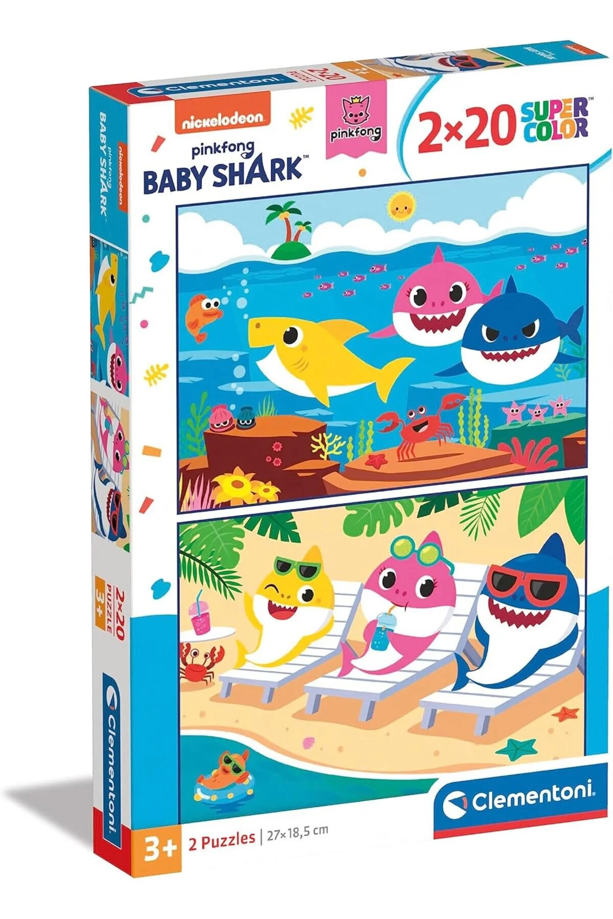 پازل STARBYX قطعه 2X20 BABY SHARK NEWDING 1094633 STOREMAX