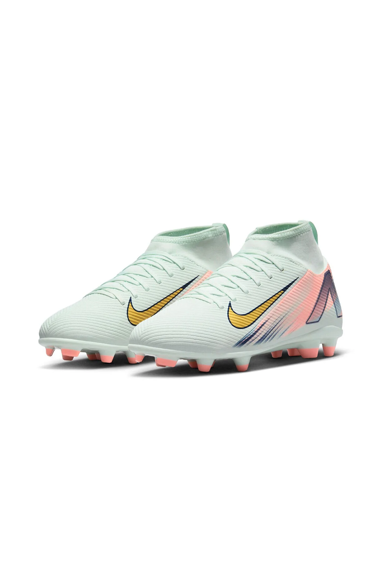 کرمپون دخترانه و پسرانه بچگانه فوتبال جونیور SUPERFLY 10 CLUB CRAFTSLES DREAM MERCURIAL با دستبند نایک Nike