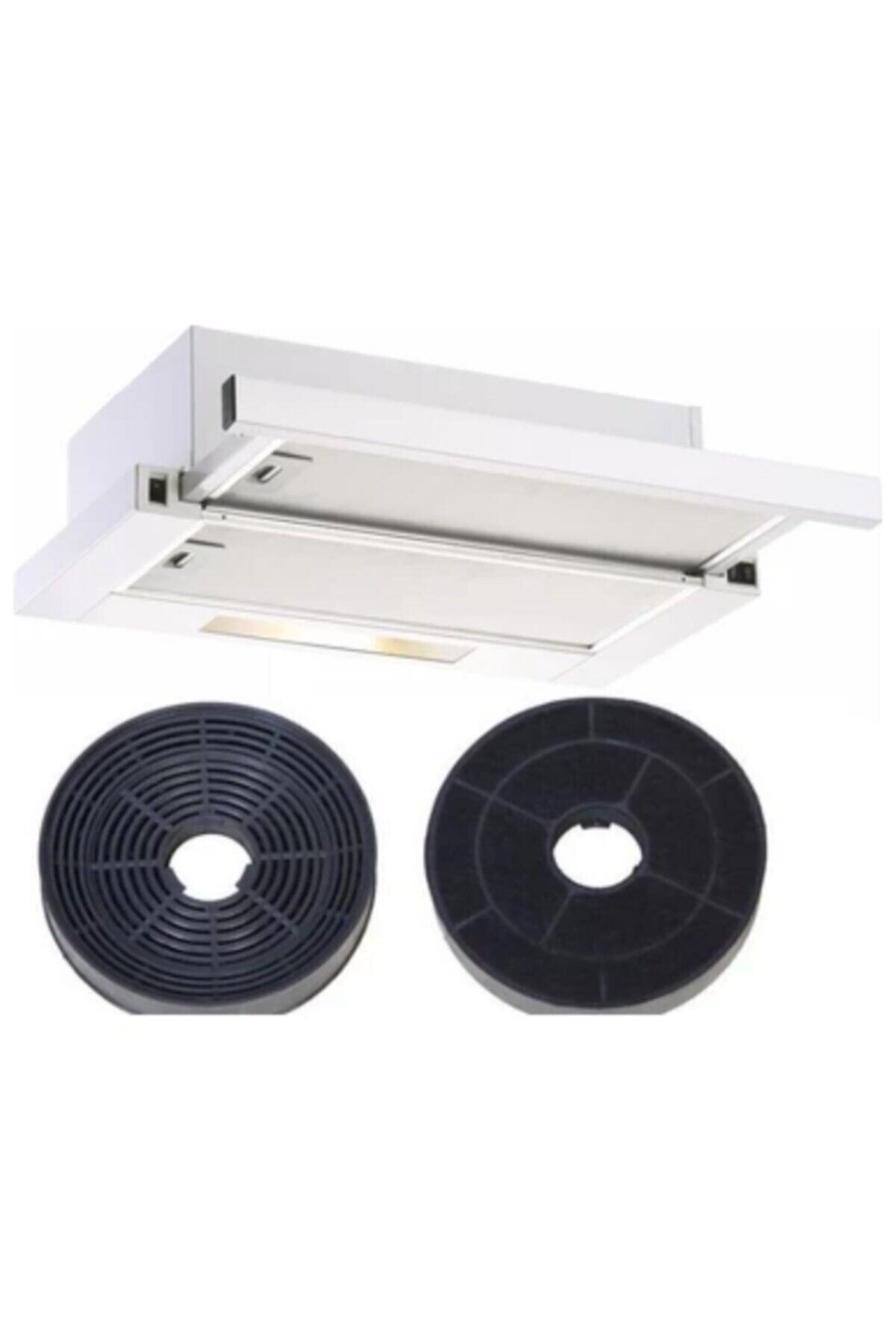 هواکش آسپیراتور بدون هوا با فیلتر کربن سفید هیبسان HİBSAN - HİBSAN - هواکش