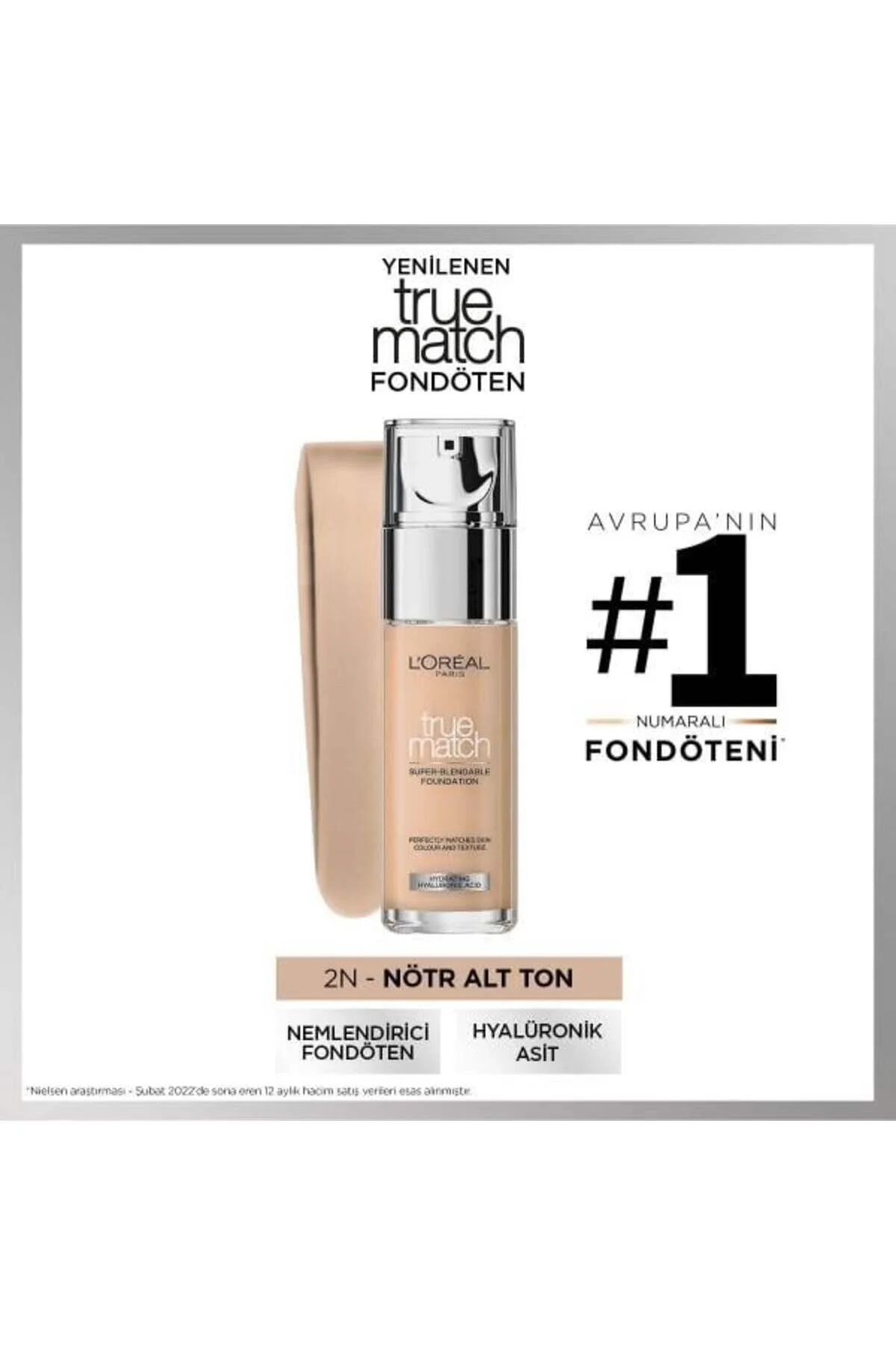 پایه آرایشی TRUE MATCH 2N نوترال لورال پاریس L'Oreal Paris