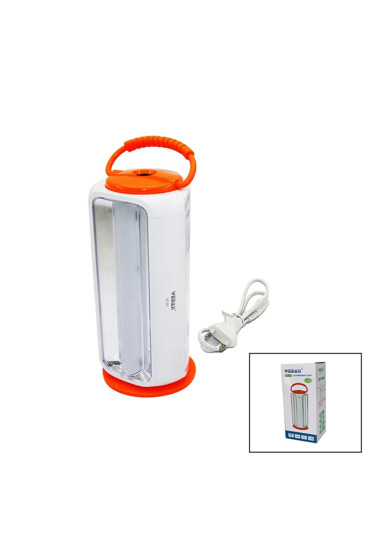 چراغ قوه لامپ مدل عمودی مثلث 3 قطعه لوله پلاگین 54SMD شارژ شده POWERBANK SOLAR GIRI Go İthalat