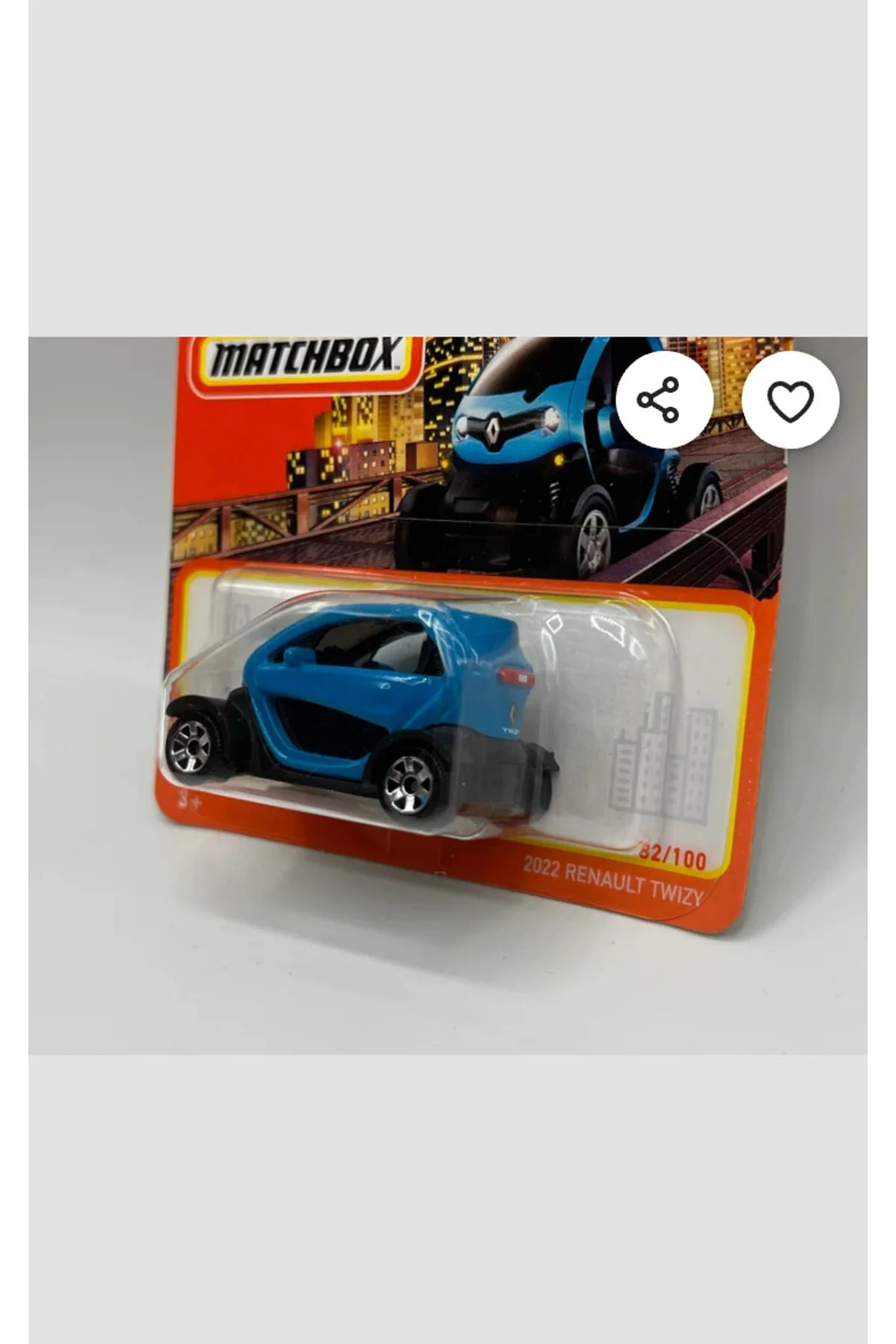 ماشین اسباب بازی جعبه کبریت 1 64 مقیاس 2022 رنو TWIZY هات ویلز HOT WHEELS