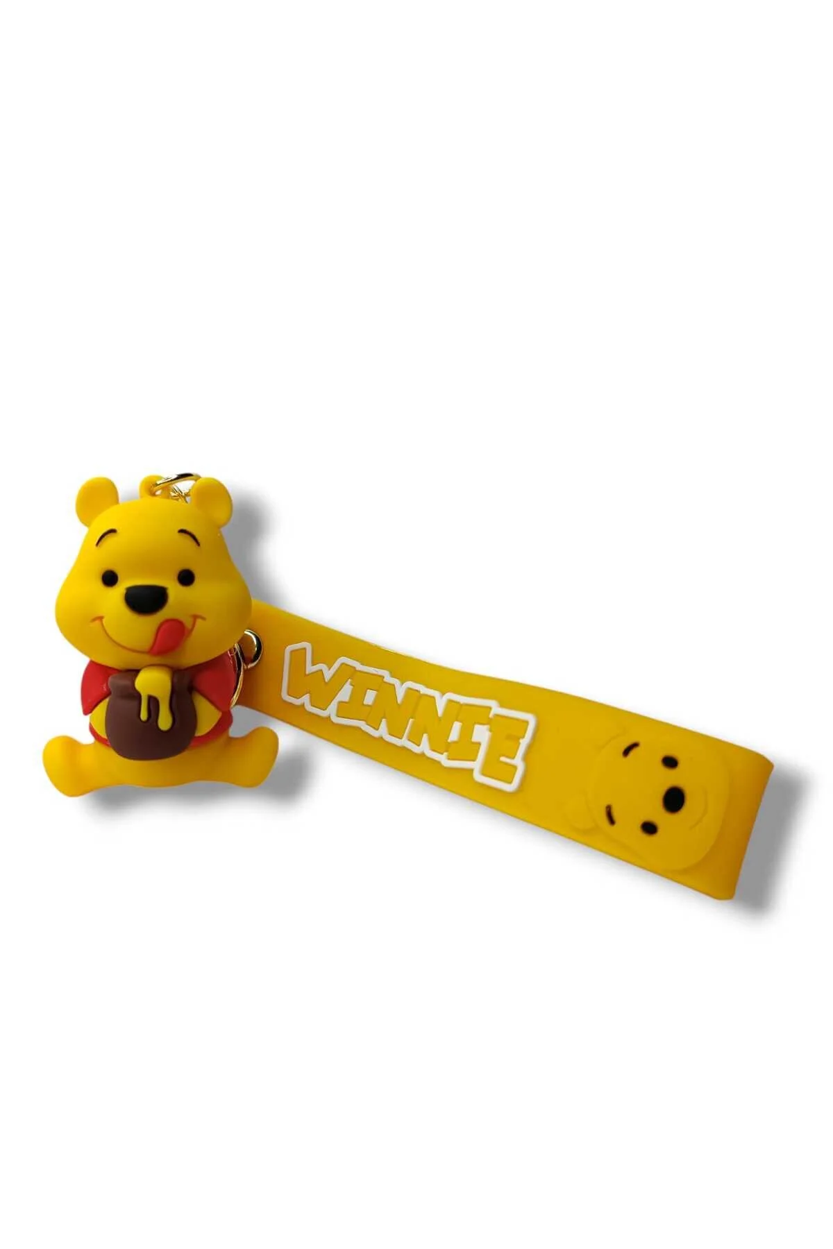 جلیقه کلید لوازم جانبی کیف و جاکلیدی بزرگ سیلیکونی سه بعدی WINNIE THE POOH سایز Tajemny