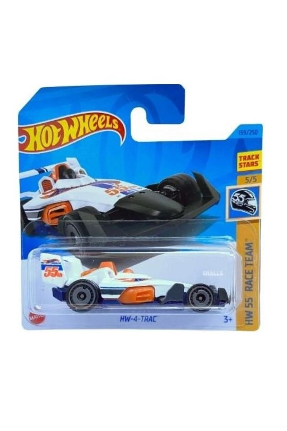 ماشین اسباب بازی SINGES HW 55 TEAM RACE 5 4 TRAC 159 250 هات ویلز اورجینال HOT WHEELS