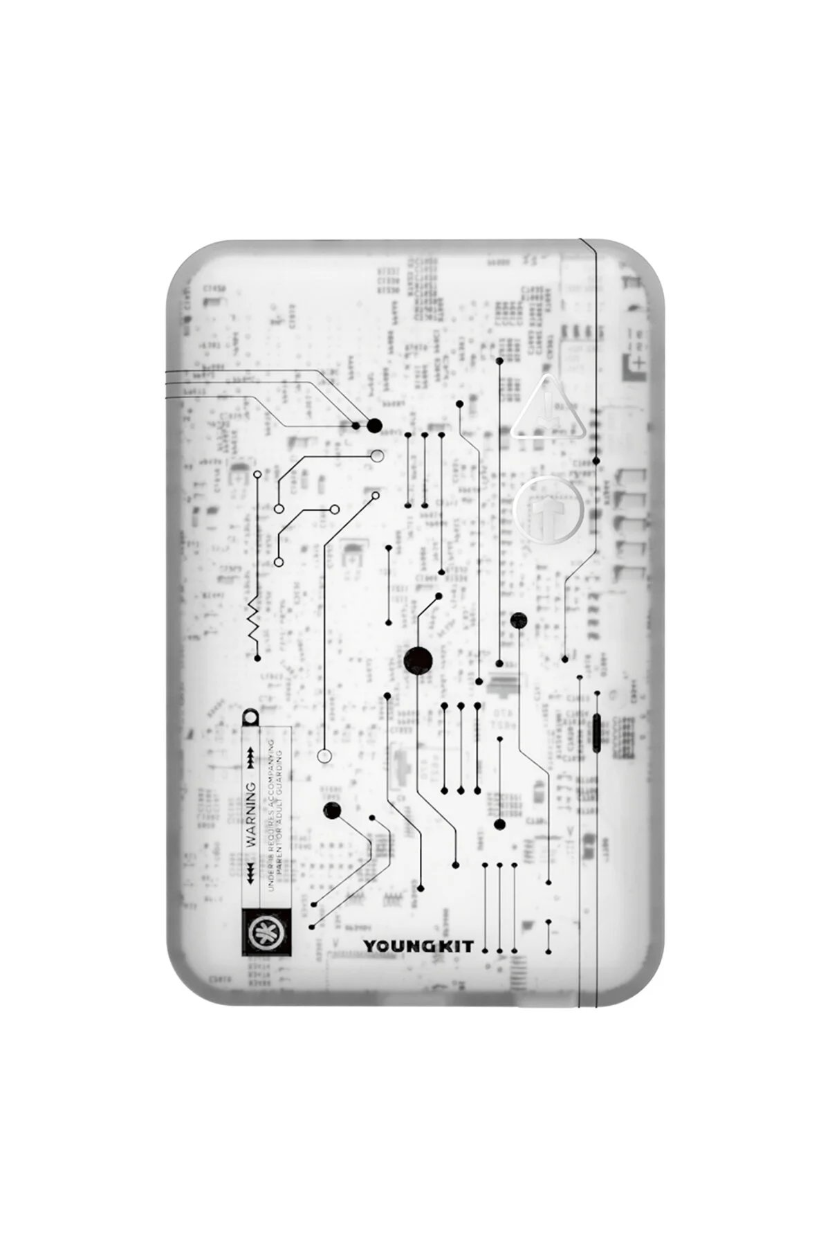 پاوربانک بی سیم شارژ سریع سری فناوری 15 وات میلی آمپر ساعت سفید یانگ کیت Youngkit