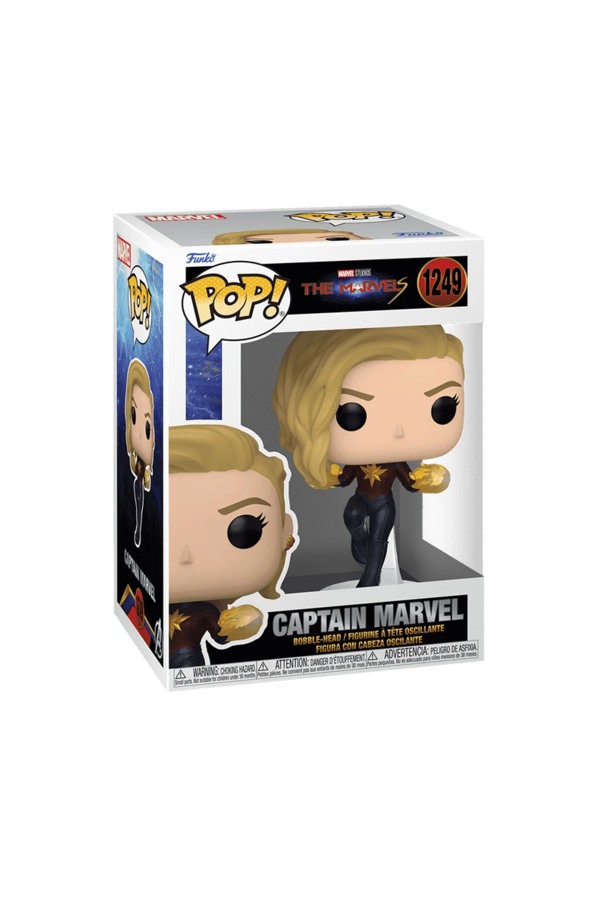 فیگور پاپ کمیک و ابرقهرمانان مارول کاپیتان با دست های آتش Funko