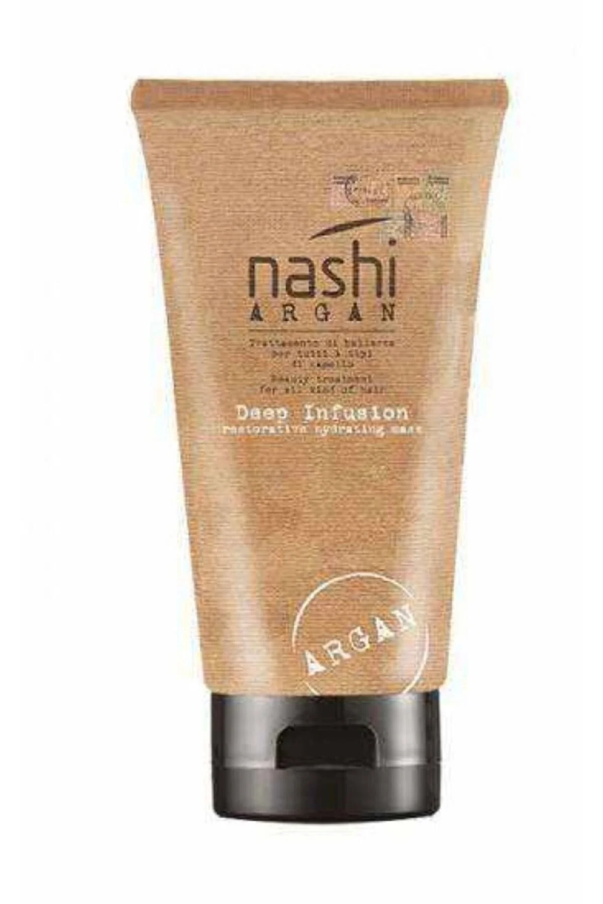 ماسک مو مغذی مرطوب کننده قوی موهای آسیب دیده آرگان 150 میل Nashi Argan