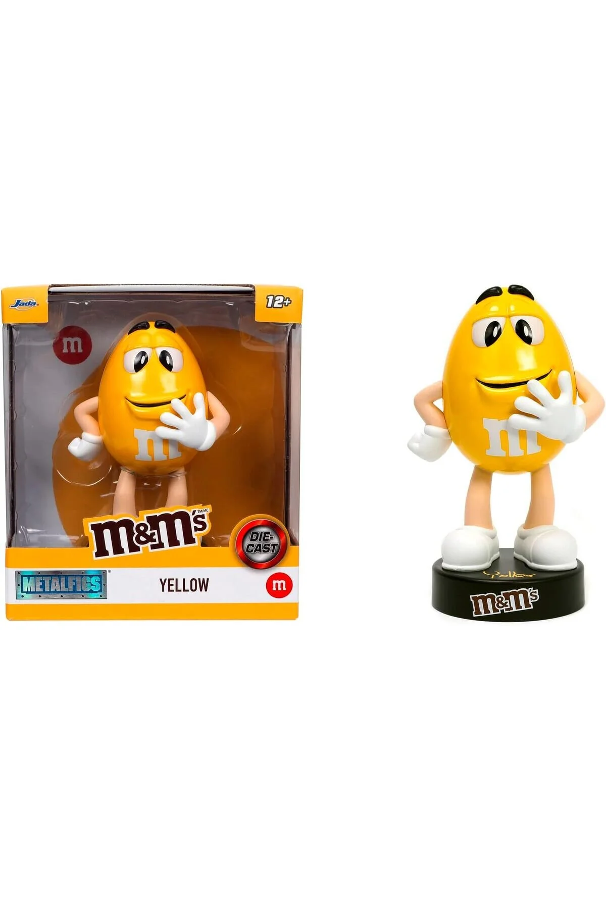 فیگور شکل زرد TOYS M & MS 10 سانتی متر فلزی مجموعه M&M رنگ Jada