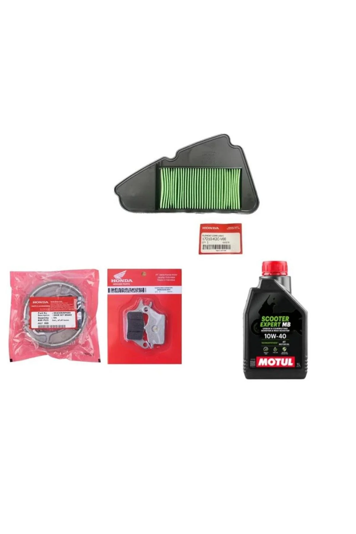 فیلتر هوای موتورسیکلت مجموعه مراقبت DIO 110 اورجینال Honda