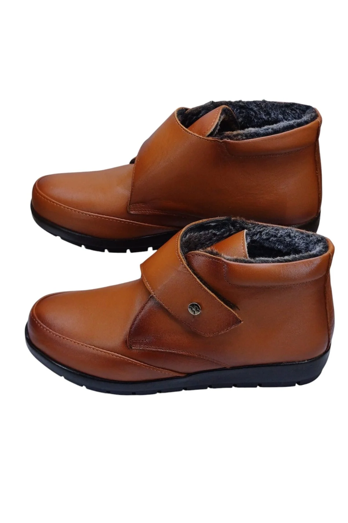 چکمه و بوت های مادر ارتوپدی خزدار چرم اصل بدون لغزش RubinLeather