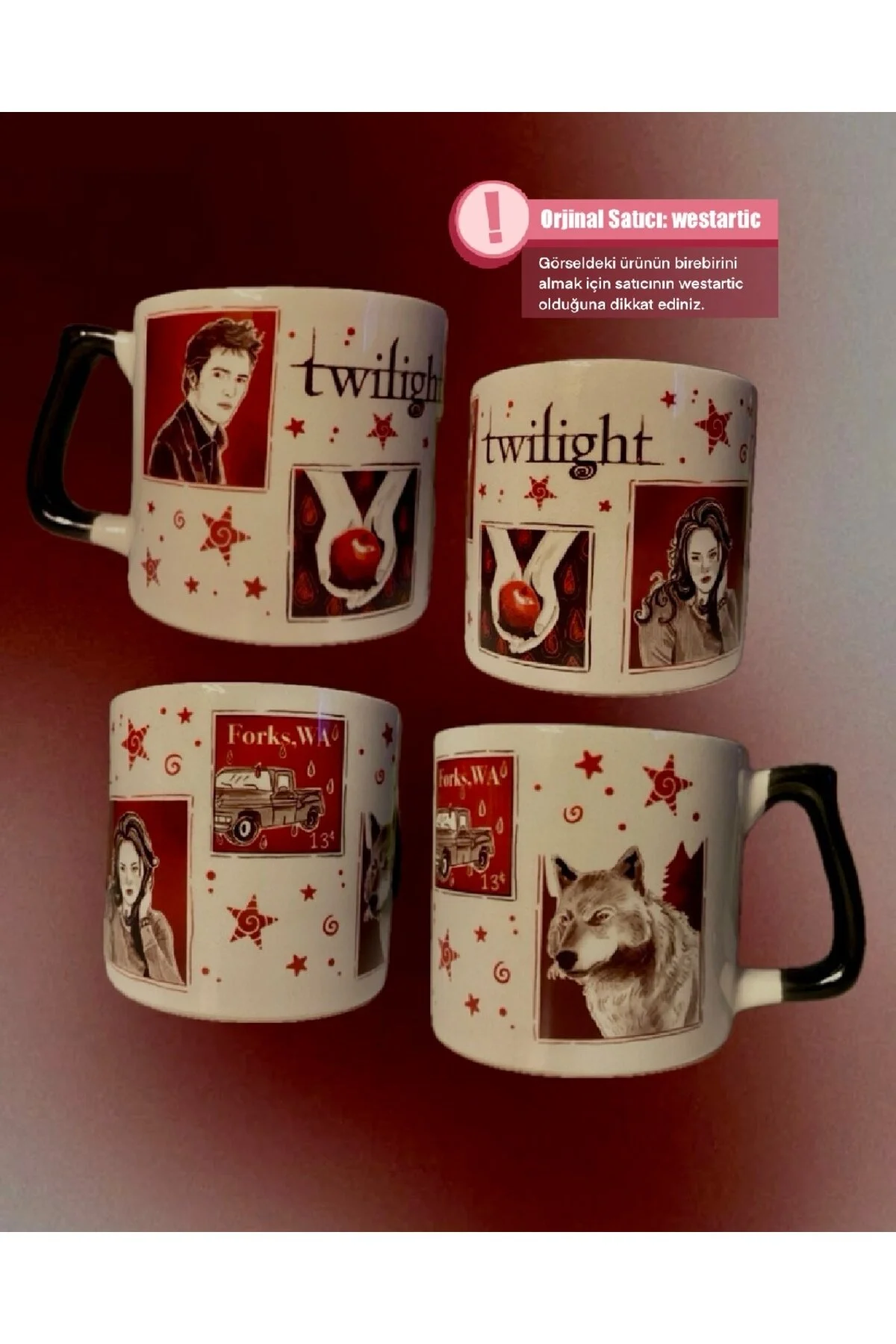 ماگ لیوان TWILIGHT اورجینال westartic