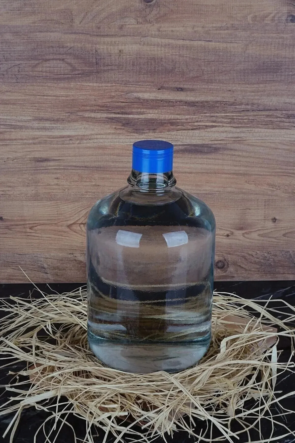 پارچ و تنگ 45 لیتر شیشه ای آب بطری روغن با درب Albergio
