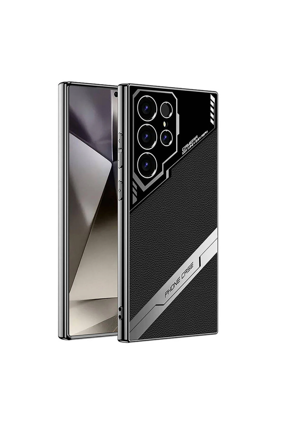 کاور و قاب محافظ دوربین با چرم مصنوعی سری جدید SAMSUNG GALAXY S24 ULTRA Rivor