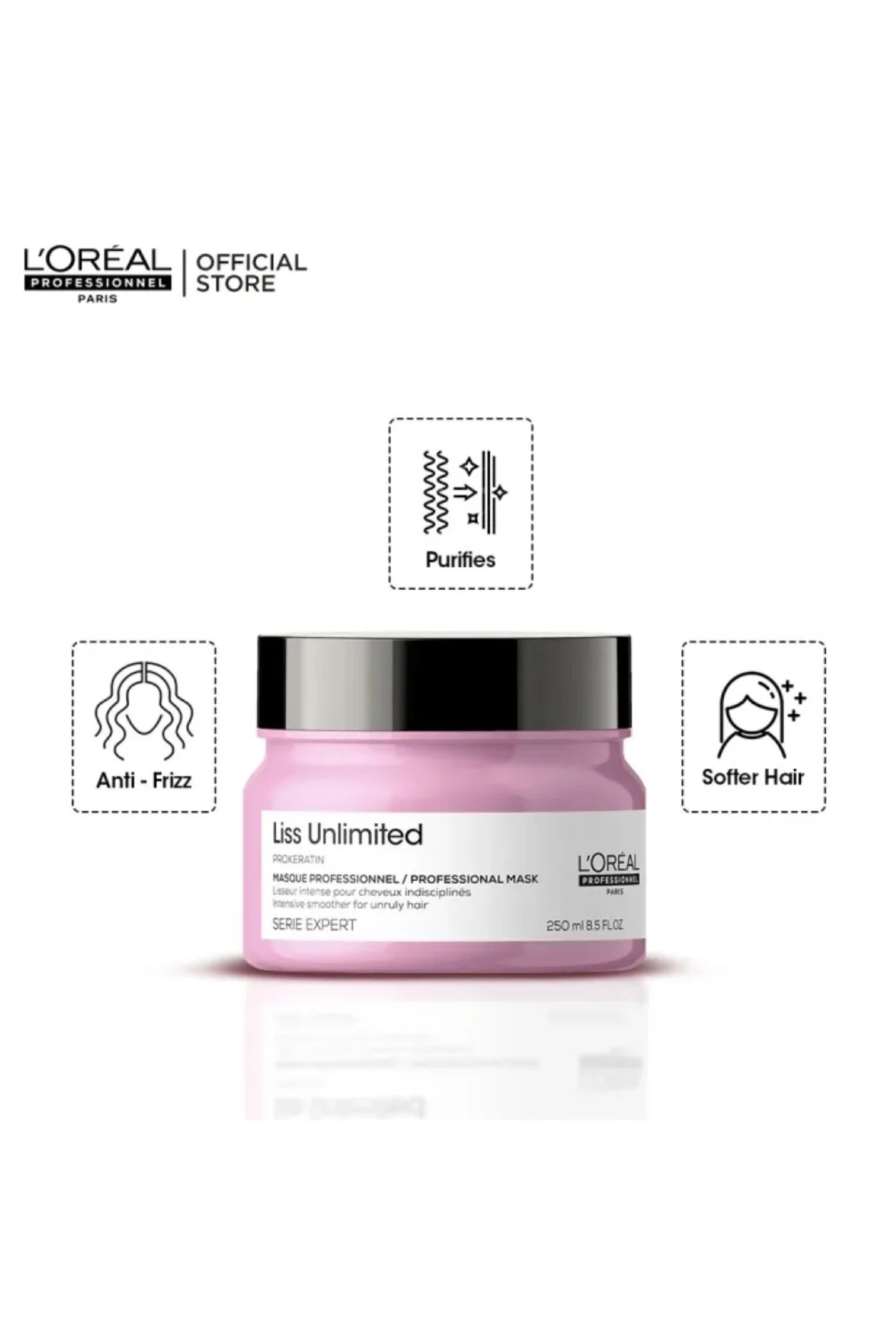 ماسک مو مردانه و زنانه آرد لیس 250ML L'OREAL HALLS SINDURIZING MASK F6 را معرفی کرد L'oreal Professionnel