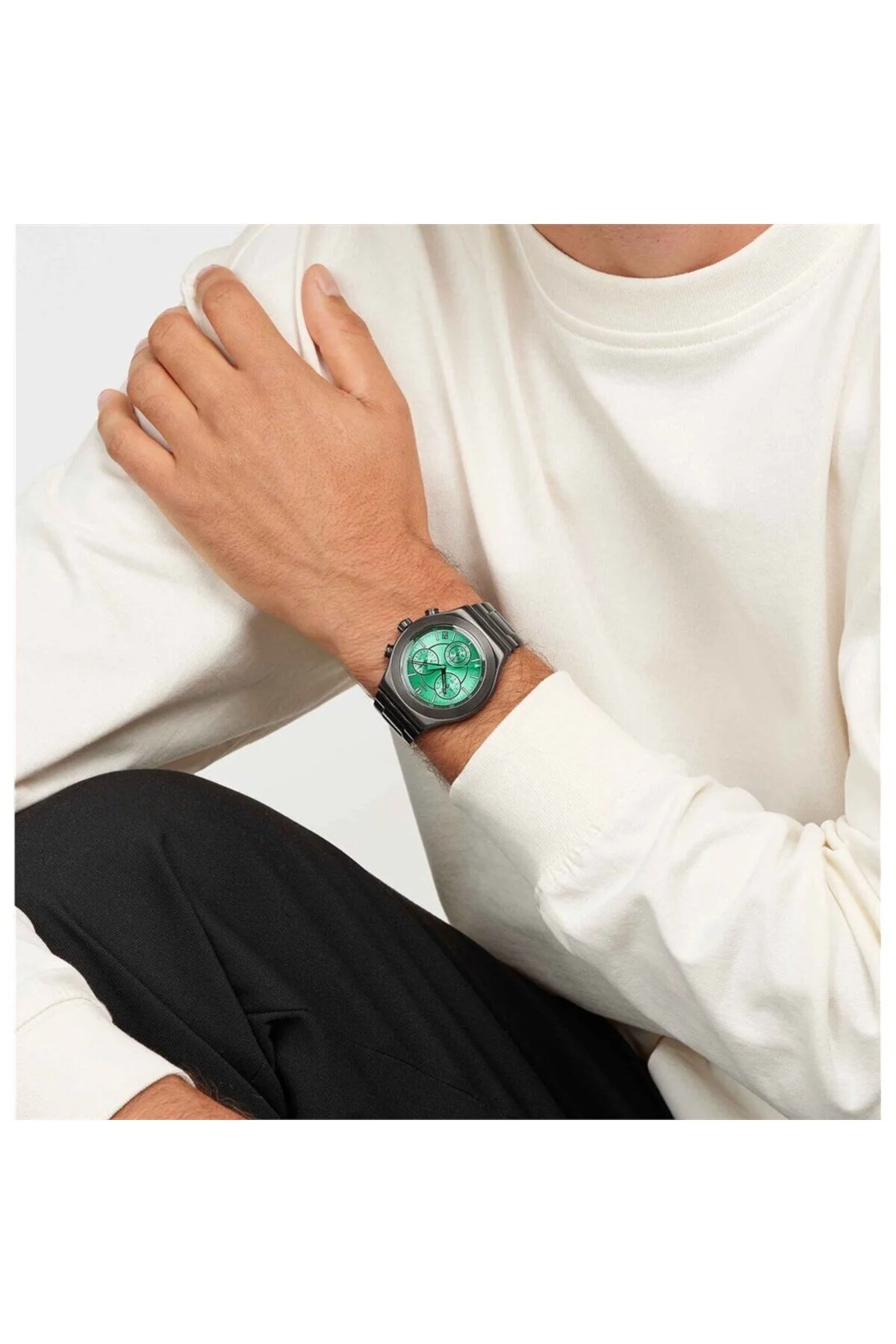 خرید ساعت مچی مردانه   مدل YVM407G Obsessively Obsidian Swatch