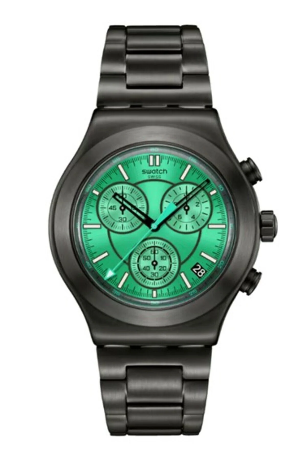 خرید ساعت مچی مردانه   مدل YVM407G Obsessively Obsidian Swatch