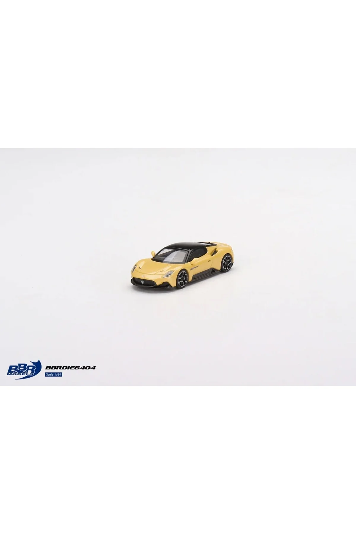 مدل خودرو 1 64 BBR MASERATI MC20 GIALLO GENIO BBRDIE6404 اورجینال mini gt