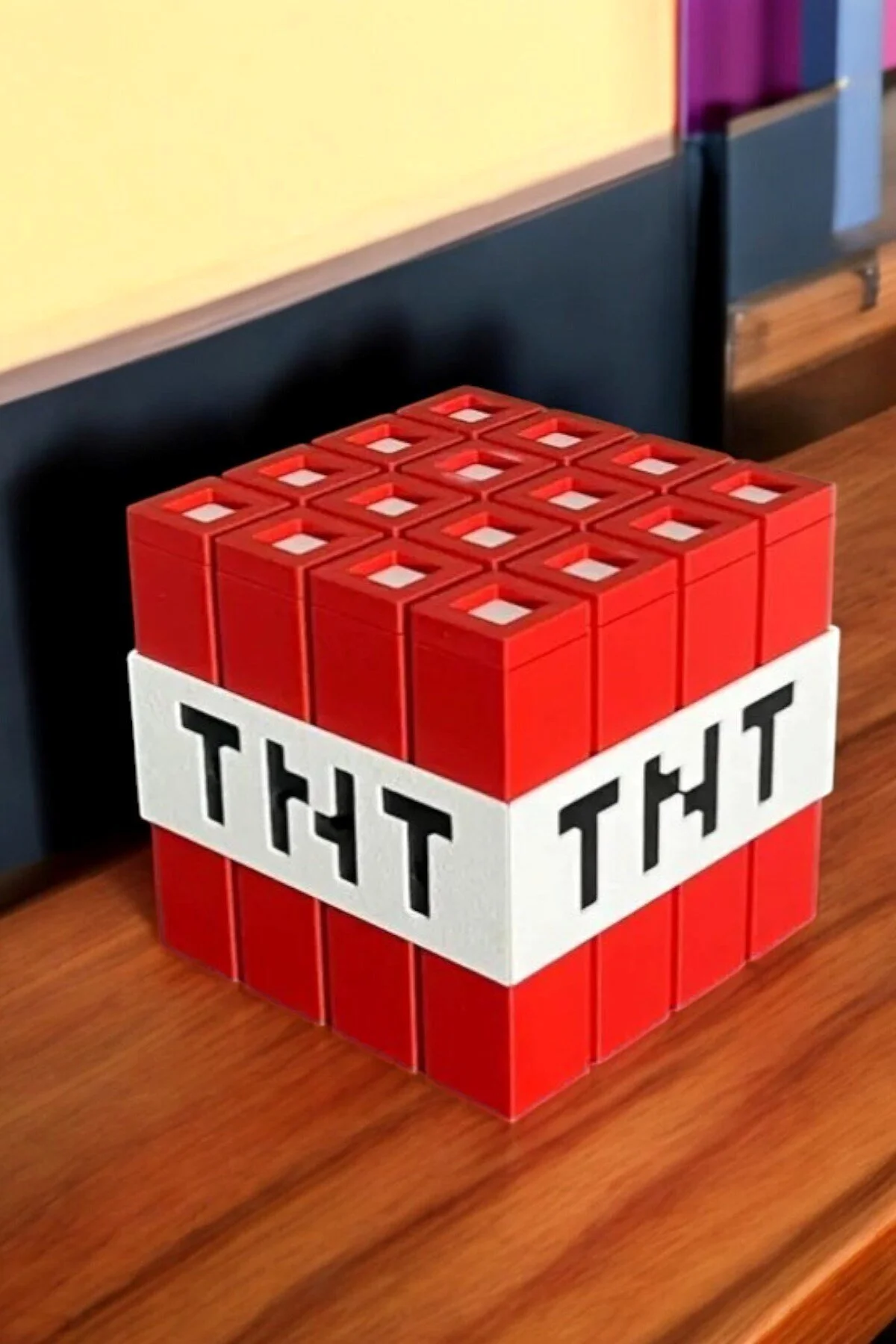 اسباب بازی های فیگور دیگر شکل جعبه مدادی MINECRAFT TNT HOLDER PENCIL FigürDizayn