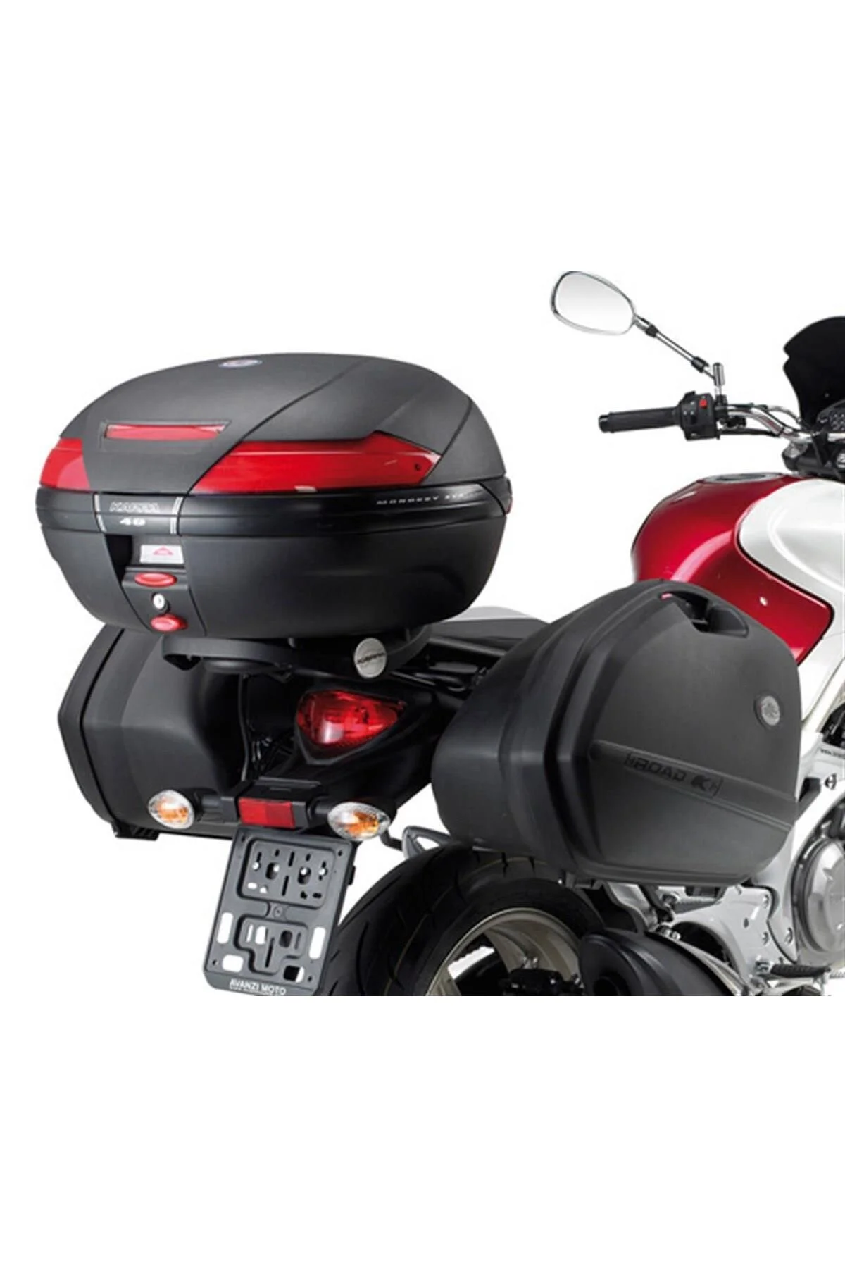 کیف موتورسیکلت باکس پشت موتور سیکلت Klx540 Gladus 650 09 16 کیسه های جانبی Kappa