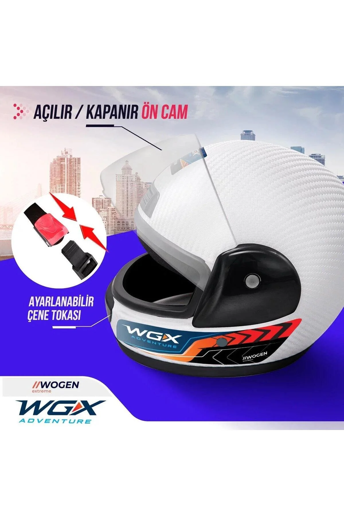 کلاه کاسکت موتورسیکلت سفید Wgx 7 ایمنی موتور سیکلت صورت کامل پرو هلمت PRO HELMETS Genel Markalar