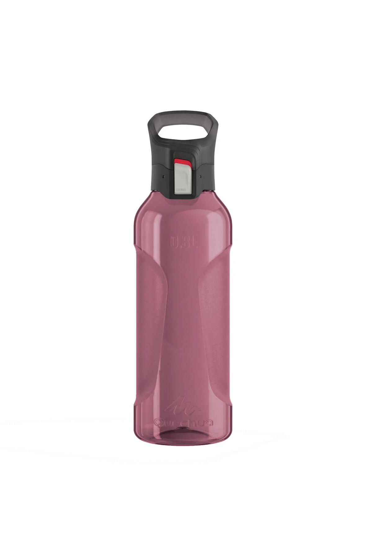 قمقمه ورزشی بطری آب در فضای باز کچوا 0.8 لیتر صورتی ECOZEN® 500 Decathlon