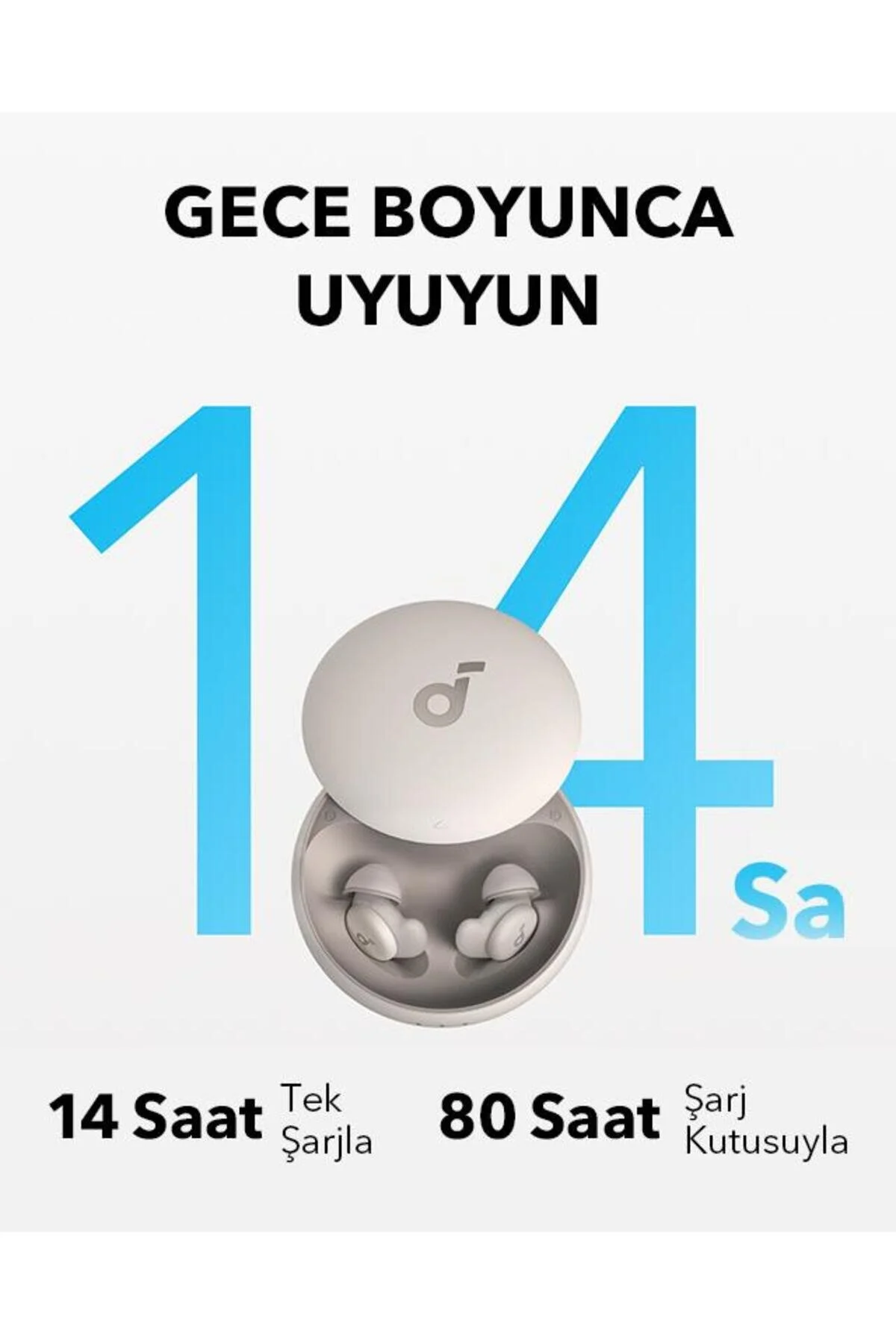 هدفون بلوتوث TWS داخل گوش SOUNDCORE SLEEP A20 سفید A6611 Anker