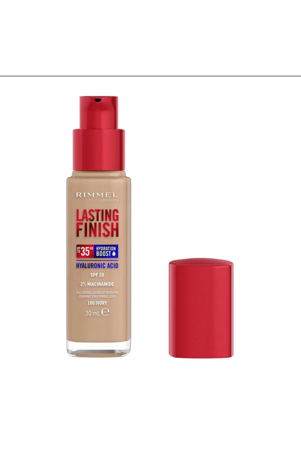 کرم پودر فونداسیون LASTING FINISH FOUNDATION 100 IVORY Rimmel London