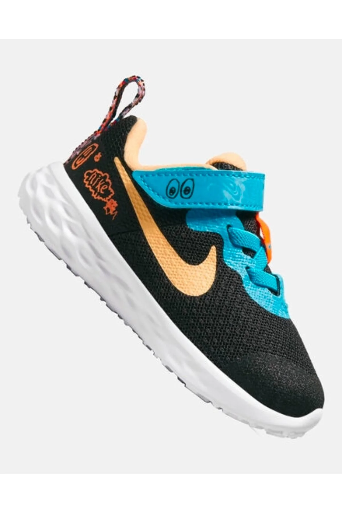 کفش پیاده روی پسرانه و دخترانه بچگانه انقلاب 6 کودک سیاه نایک Nike