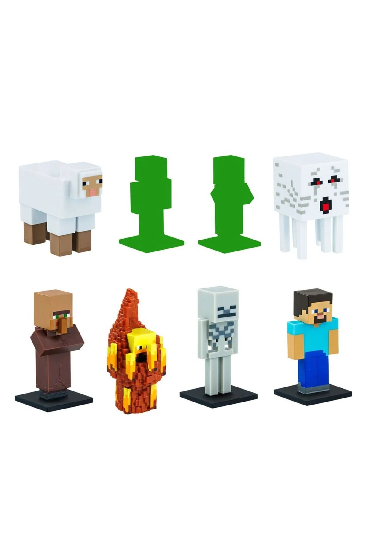 اسباب بازی های فیگور شخصیت MINECRAFT 3D FIGURE TOPPEEZ DELUXE SET 8 MC2070 MODEL 1 Genel Markalar